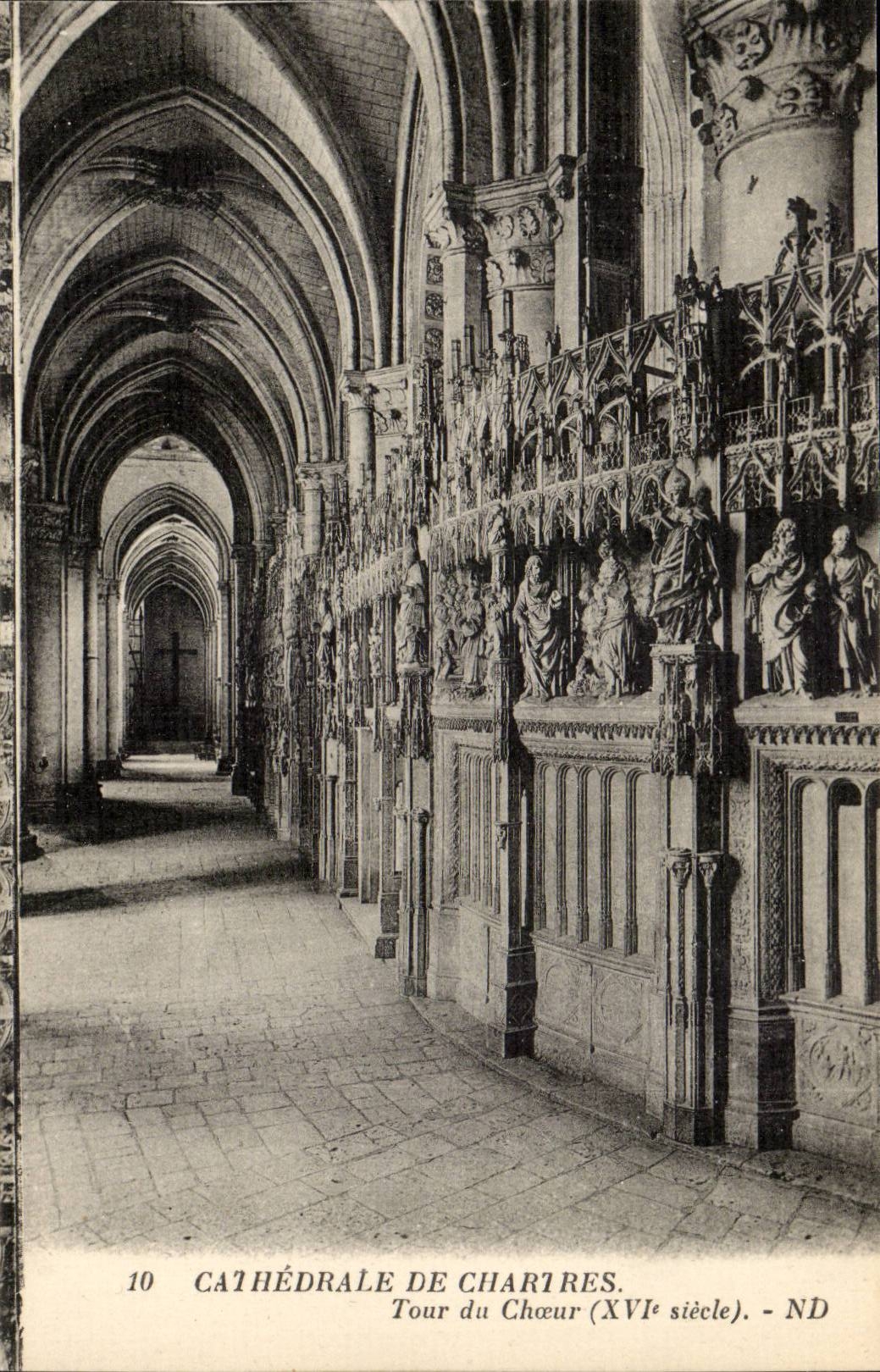 Chartres CPA Cathedral Tower of the chorus (16th)
