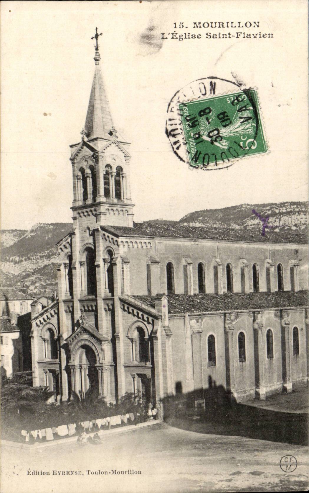 Mourillon CPA L'eglise Saint Flavien