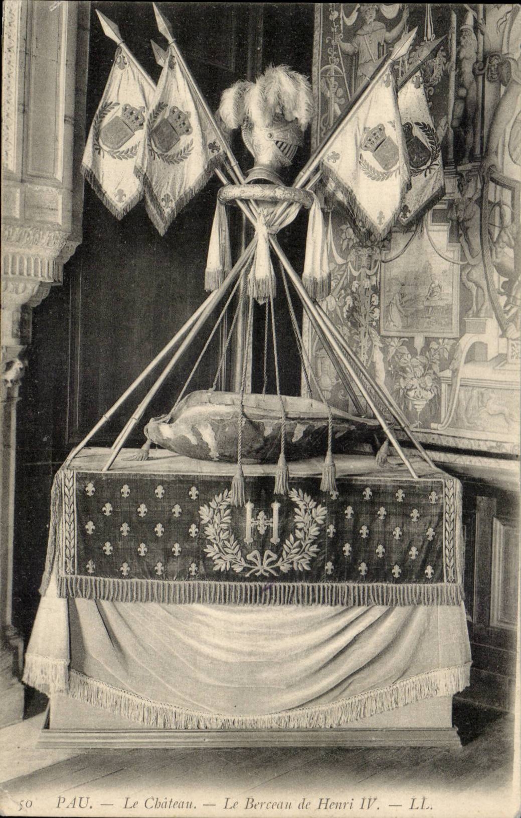 Pau CPA das Schloss die Aufnahmevorrichtung von Henri IV