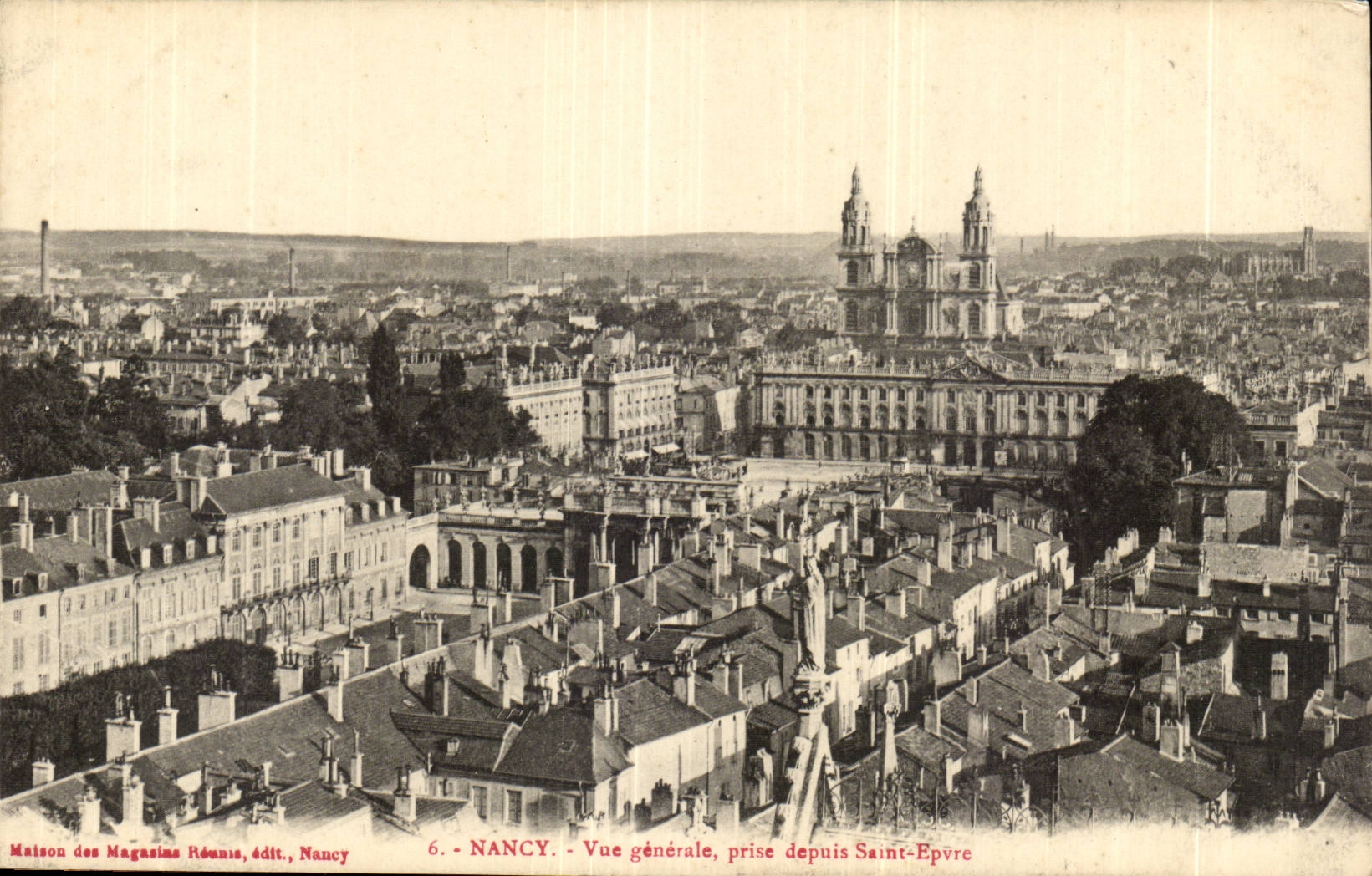 Nancy - Vue Generale prise depuis Saint Epvre - CPA