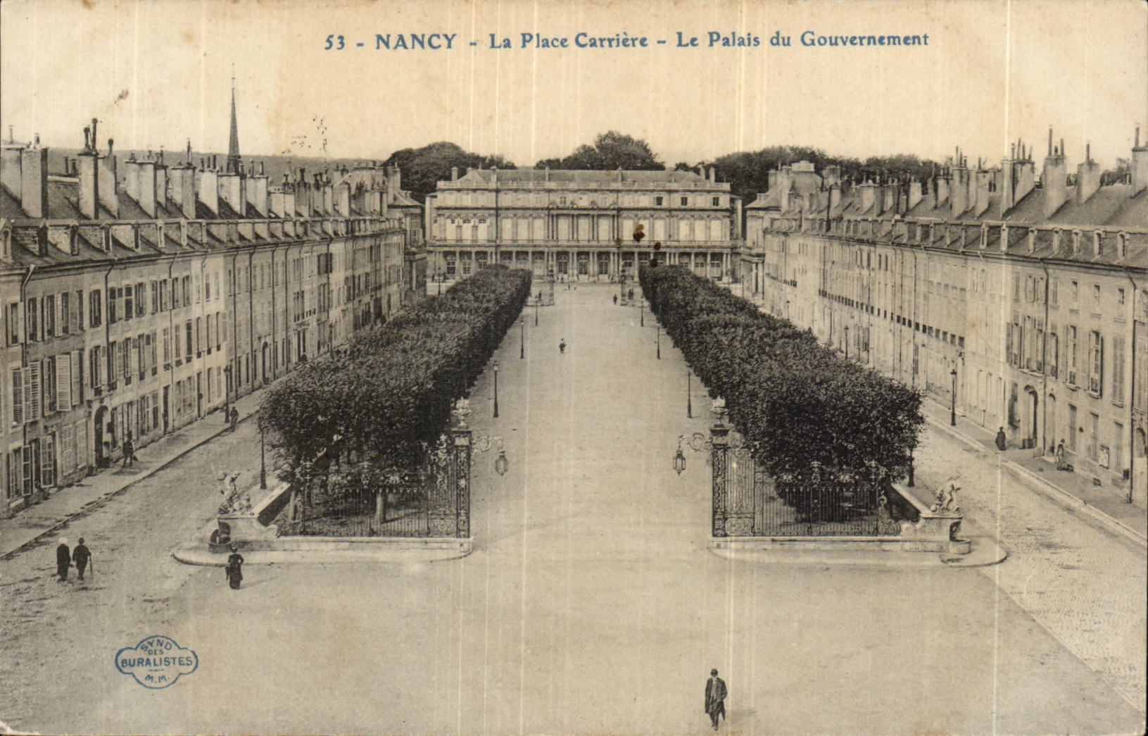 Nancy - La Place Carriere Le Palais Gouvernement - CPA 