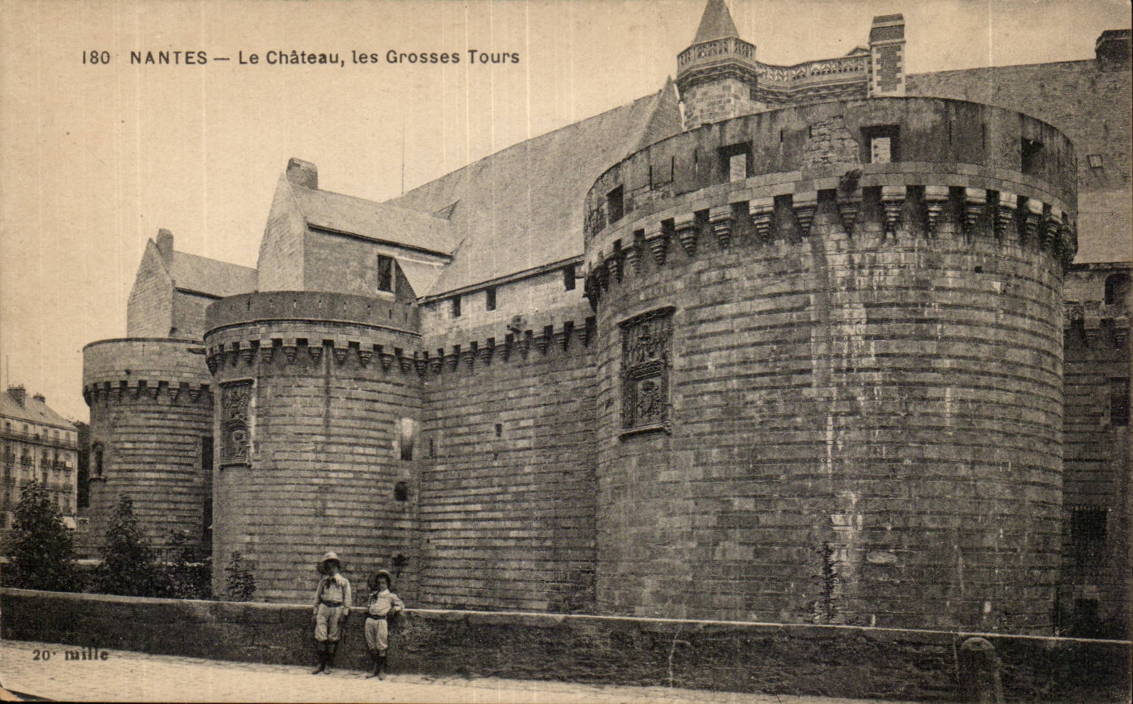 Nantes - the Castle Grosses Tours - CPA