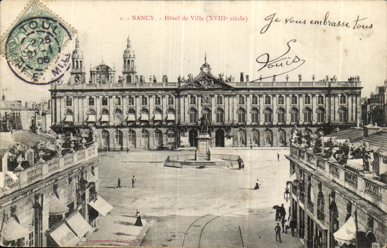 Nancy - Hotel de Ville XVIII siecle - CPA 