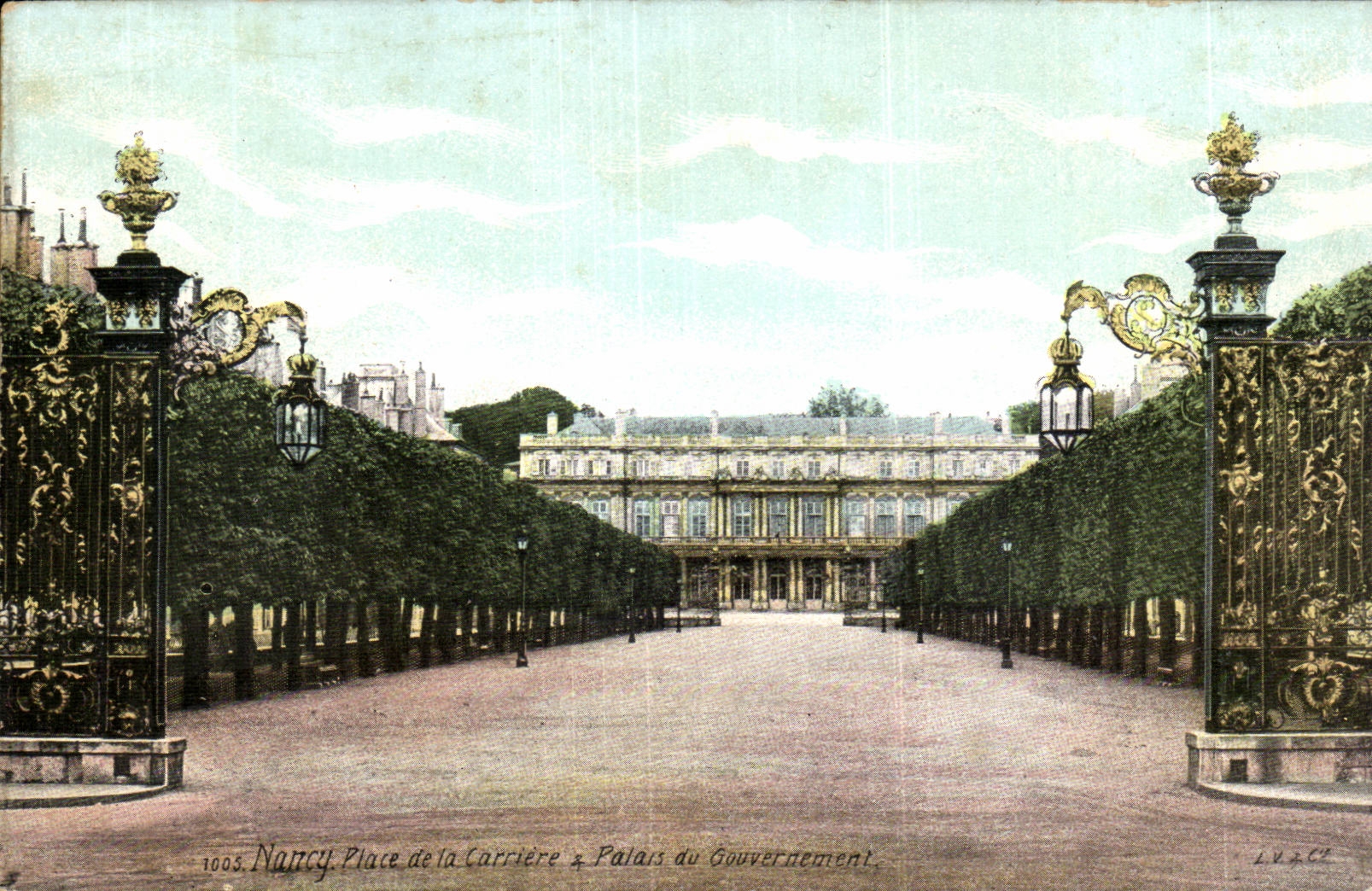 Nancy - Place de la Carriere Palais de Gouvernement - CPA 