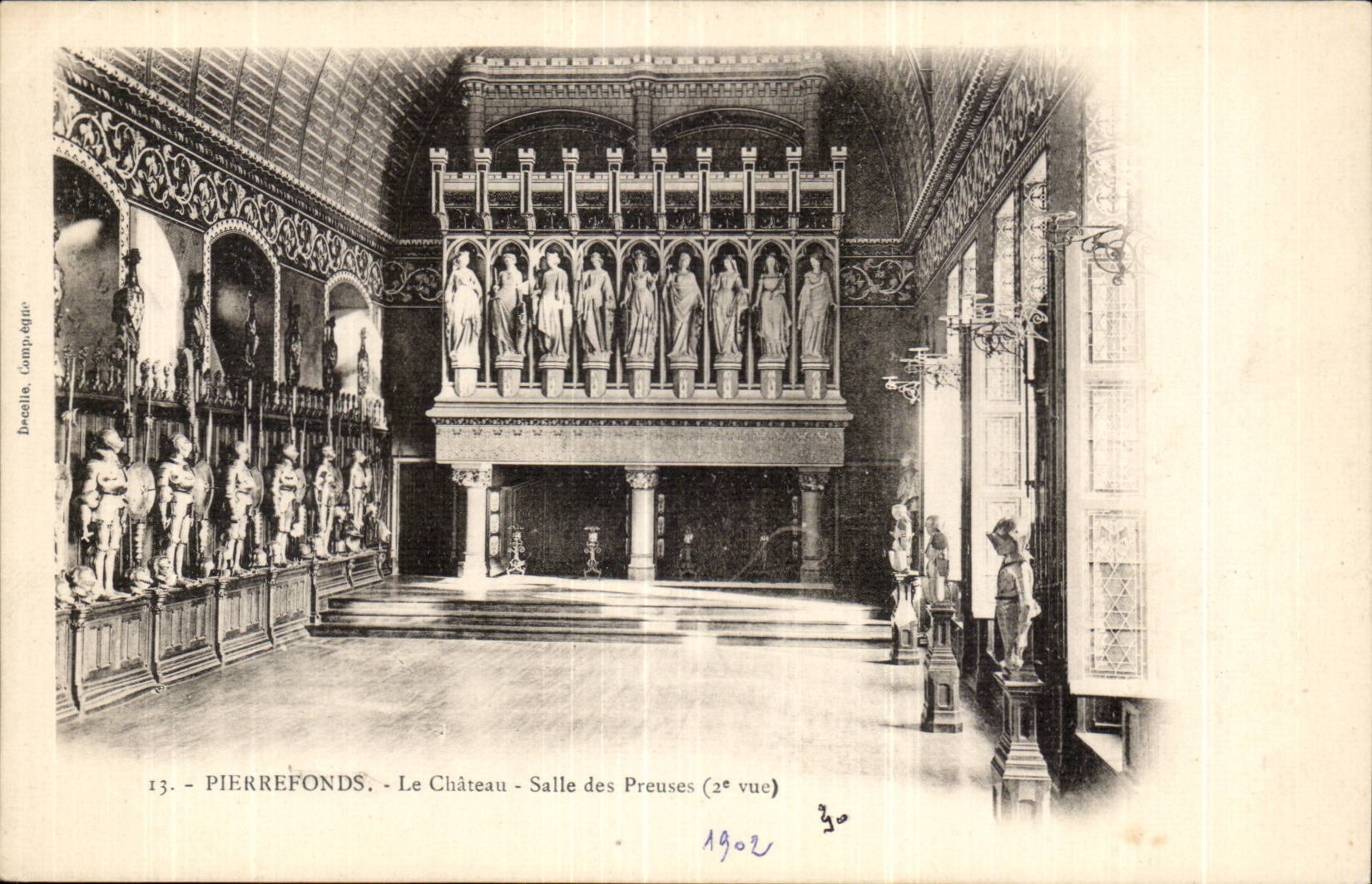 Pierrefonds - das Schloss - Raum von Preuses - CPA