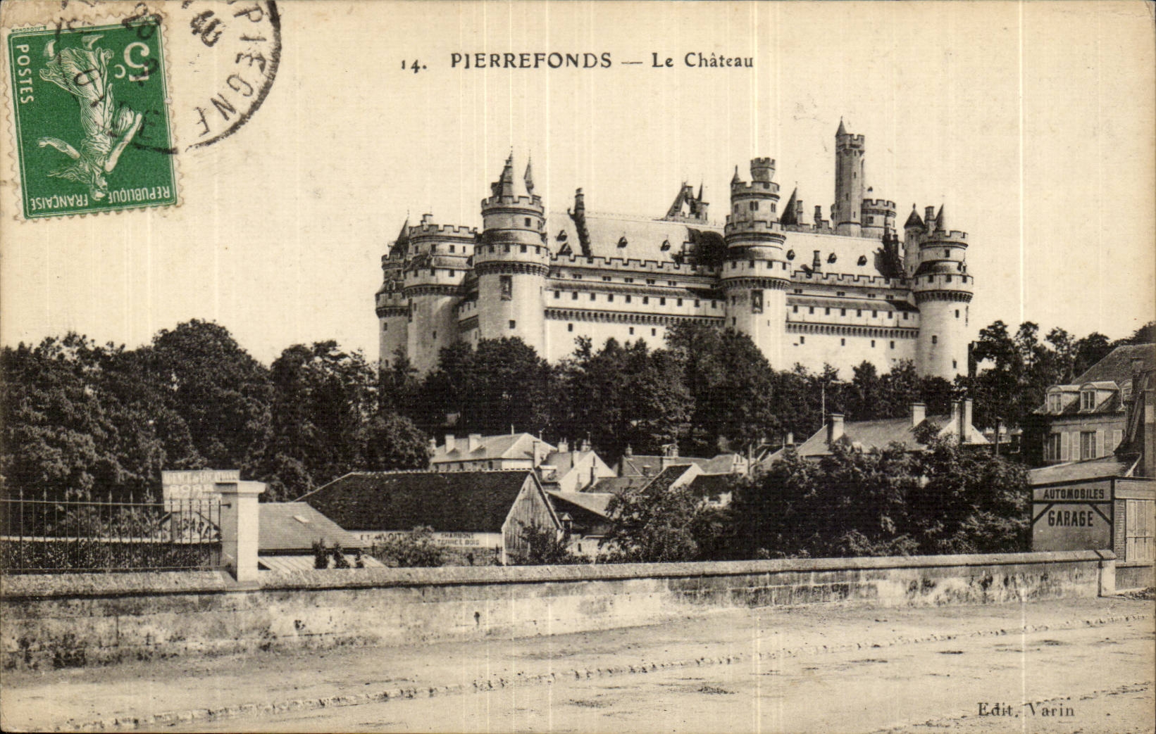 Pierrefonds - das Schloss - CPA