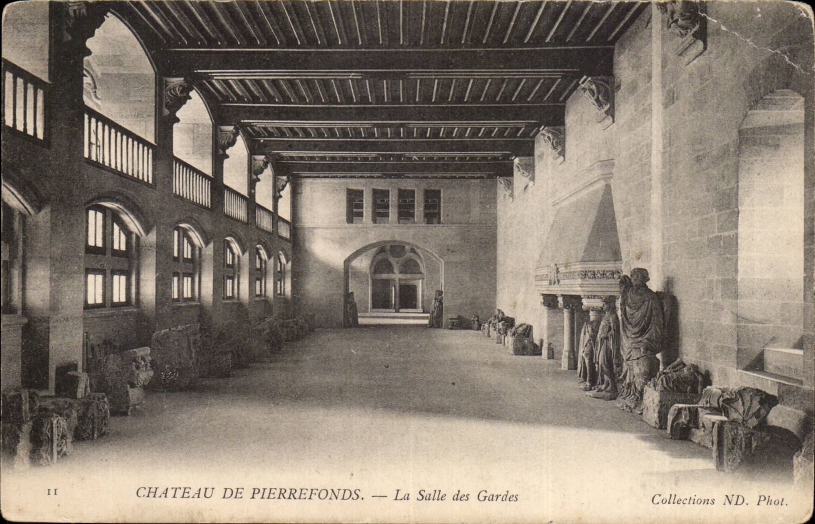 Pierrefonds CPA das Schloss der Raum des Schutzes