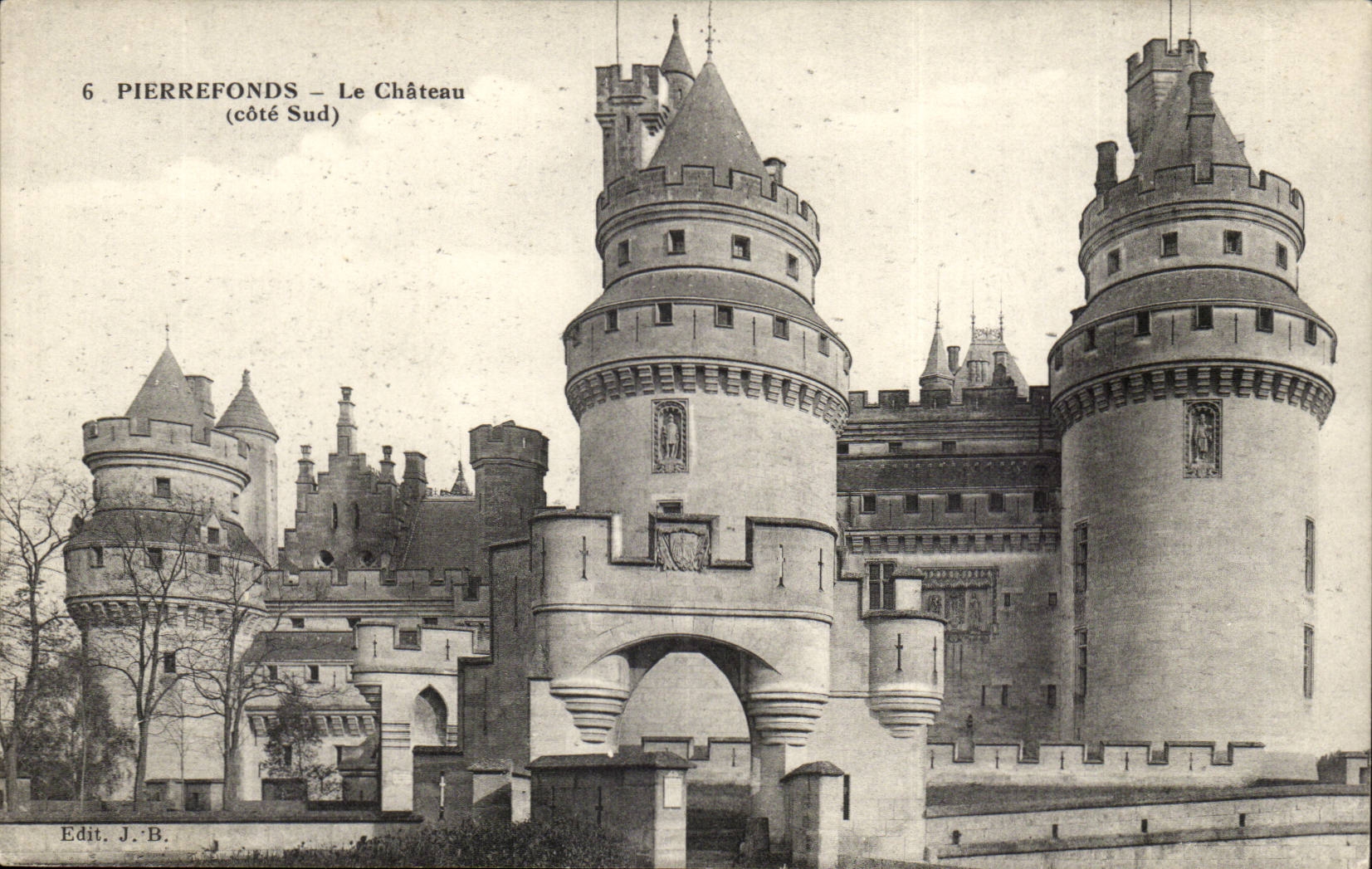 Pierrefonds CPA das Schloss