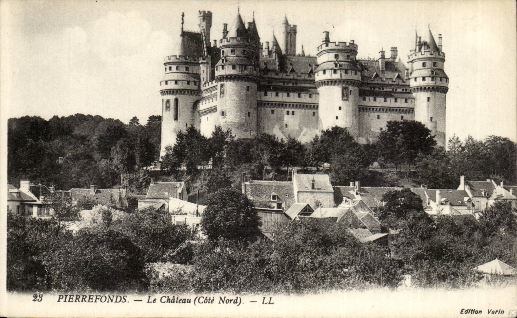 Pierrefonds CPA das Schloss