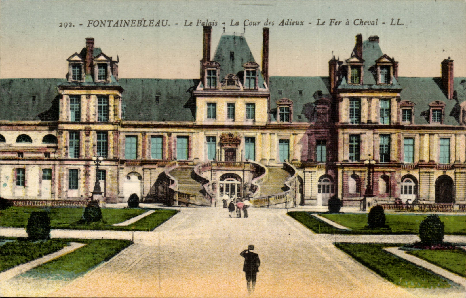 Fontainebleau CPA the palate the court of the Good-byes the horseshoe