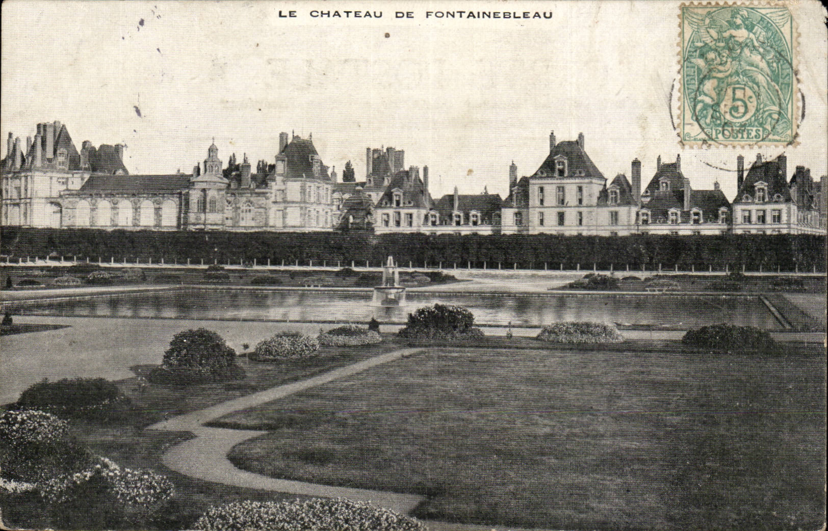 Fontainebleau CPA palate the castle