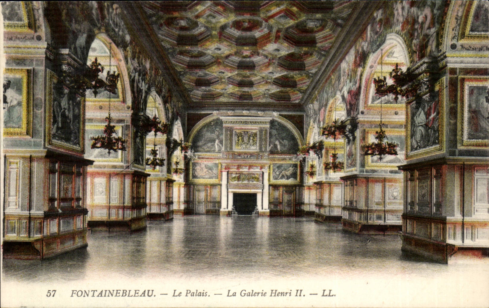 Fontainebleau CPA the palate the gallery Henri II