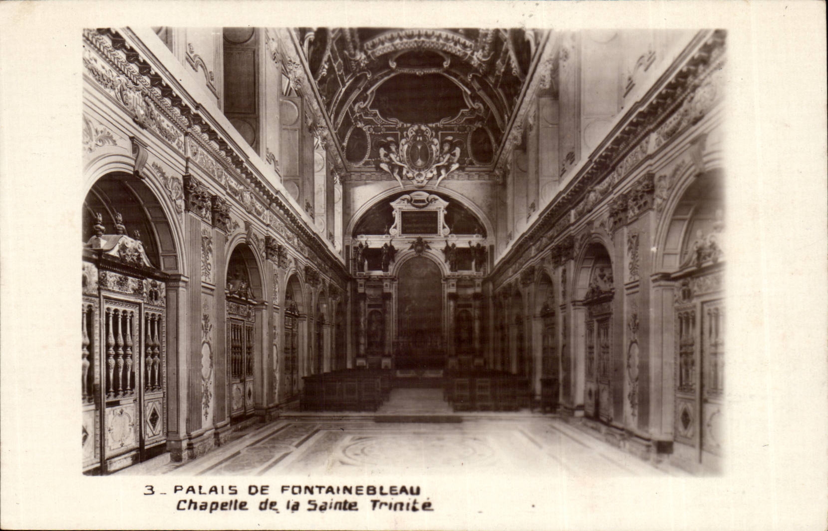 Fontainebleau CPA Palate Vault of Sainte the Trinity