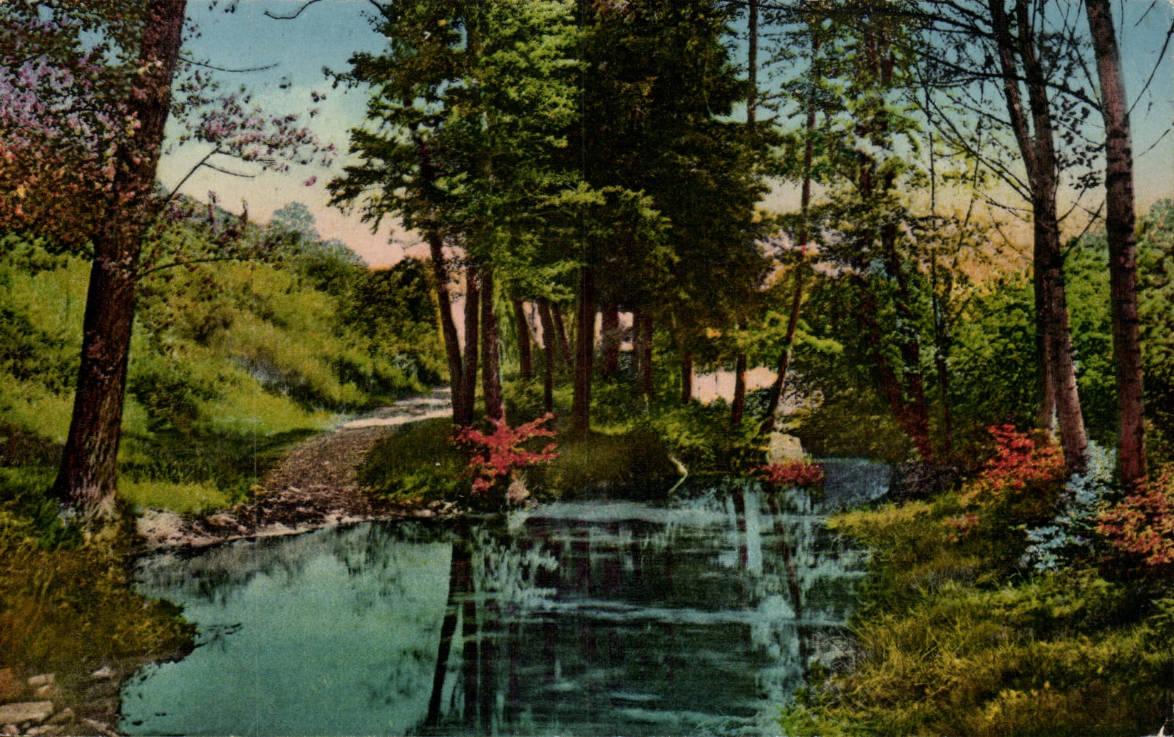 Vichy CPA Les bords du Jolan aux Malavaux