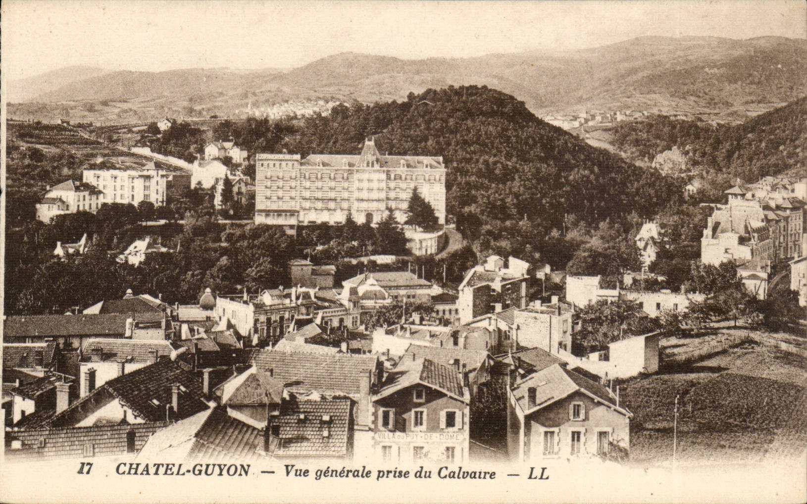 CPA Auvergne Chatelguyon die Ansicht vertreten vom Martyrium