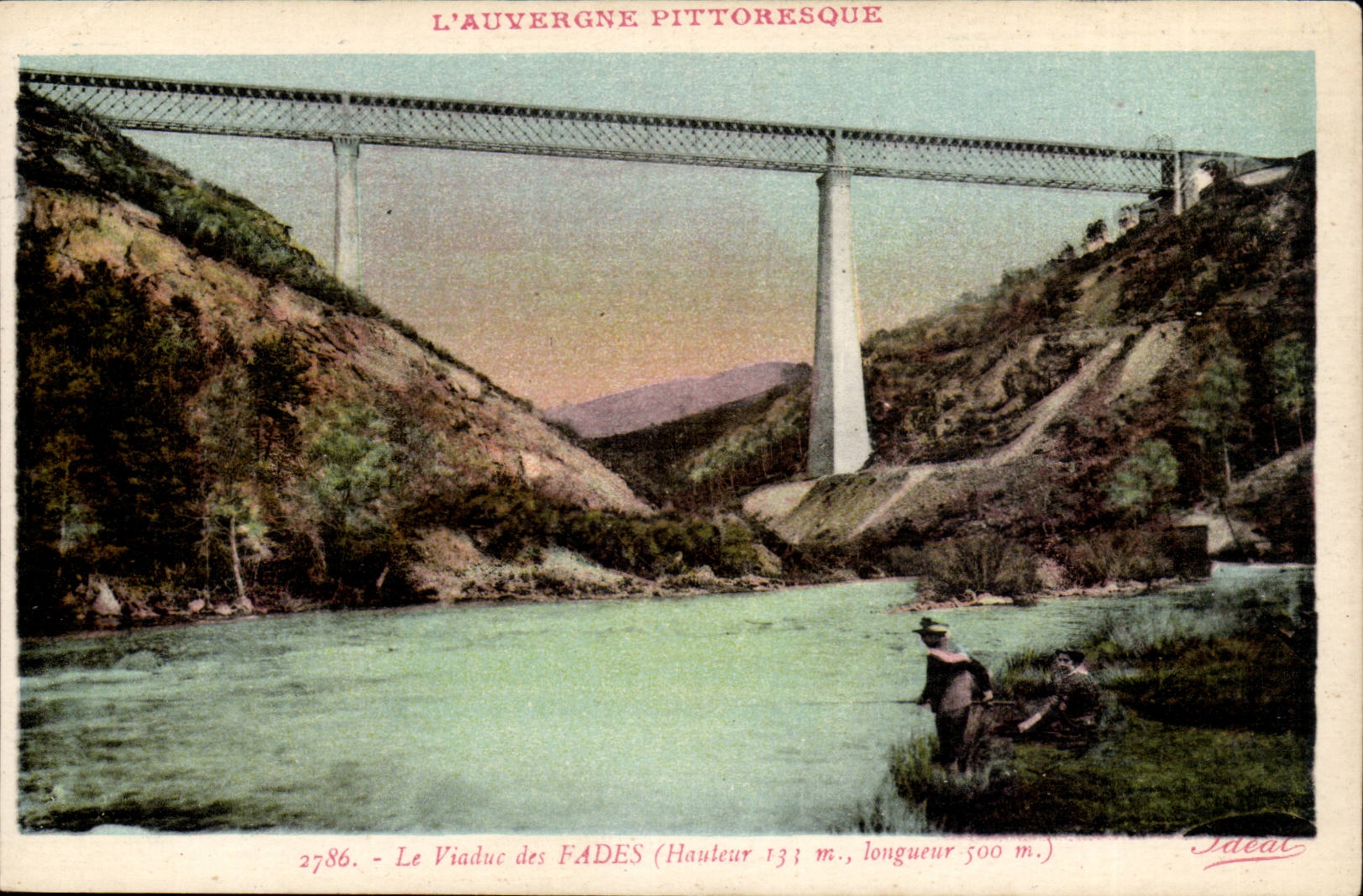 CPA Auvergne Viaduct of Insipid (133m)