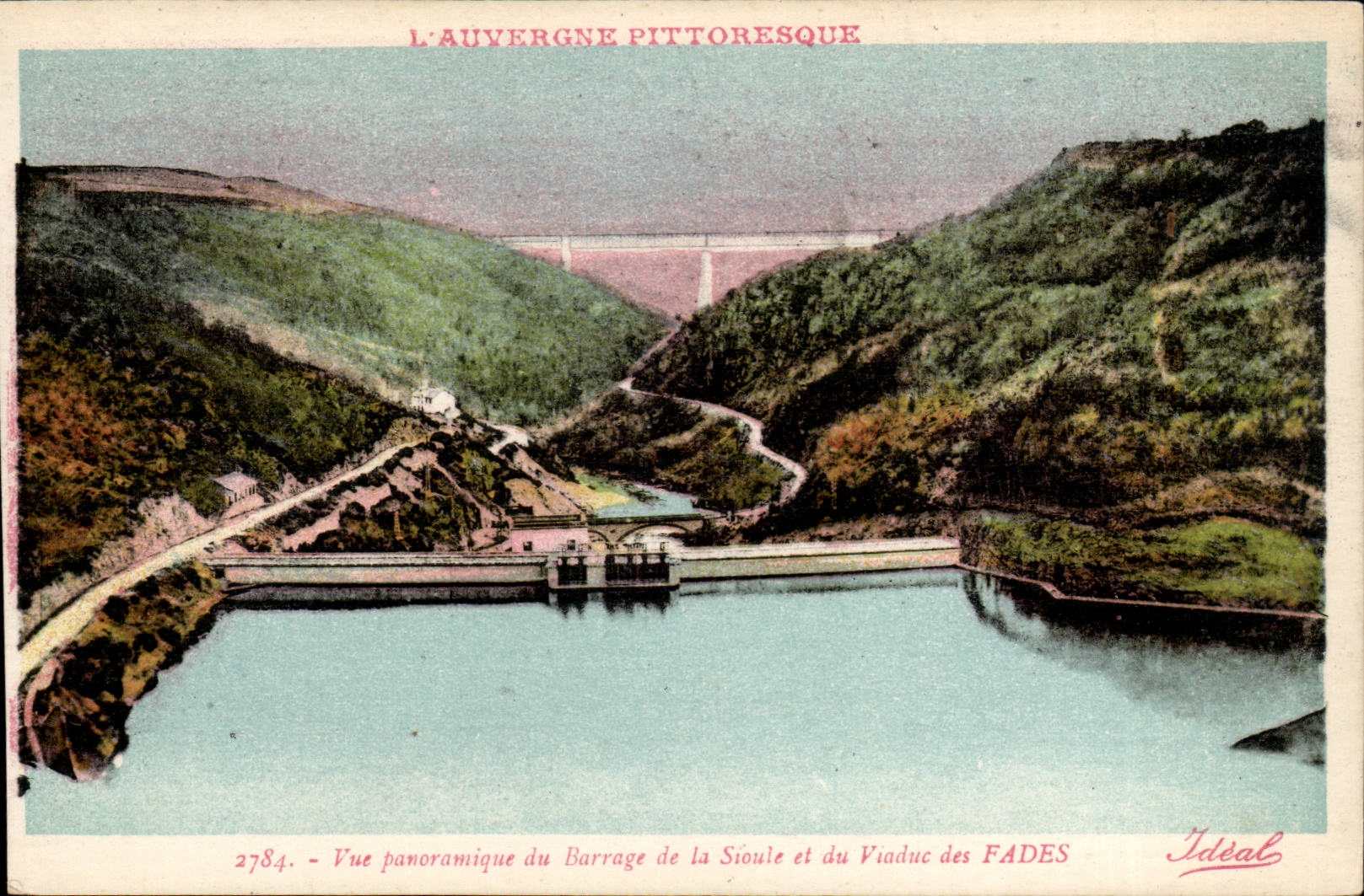 CPA Auvergne Viaduct of Insipid (133m) Panoramic View of the stopping of Sioule
