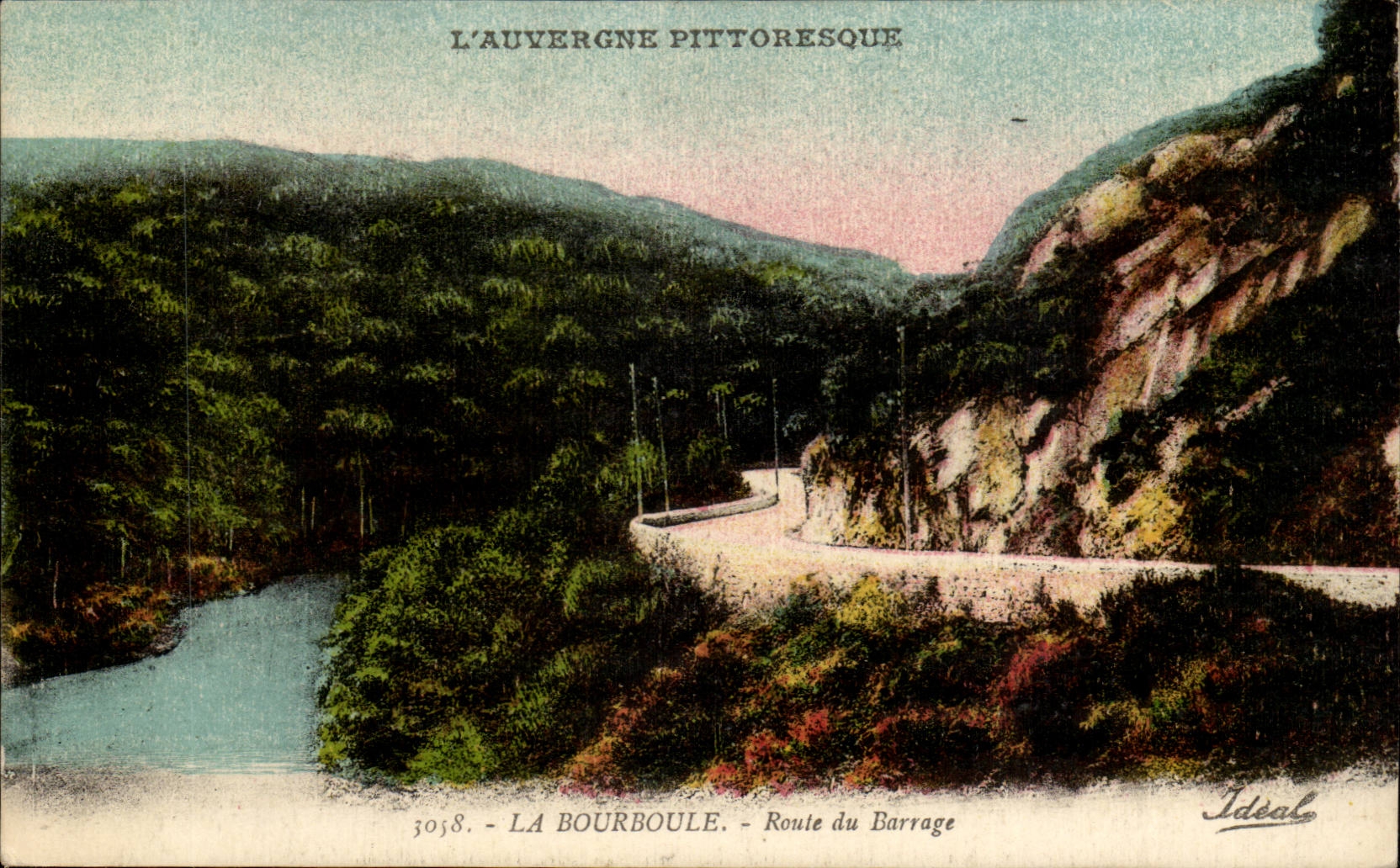 CPA Auvergne Bourboule Strasse des Stoppens