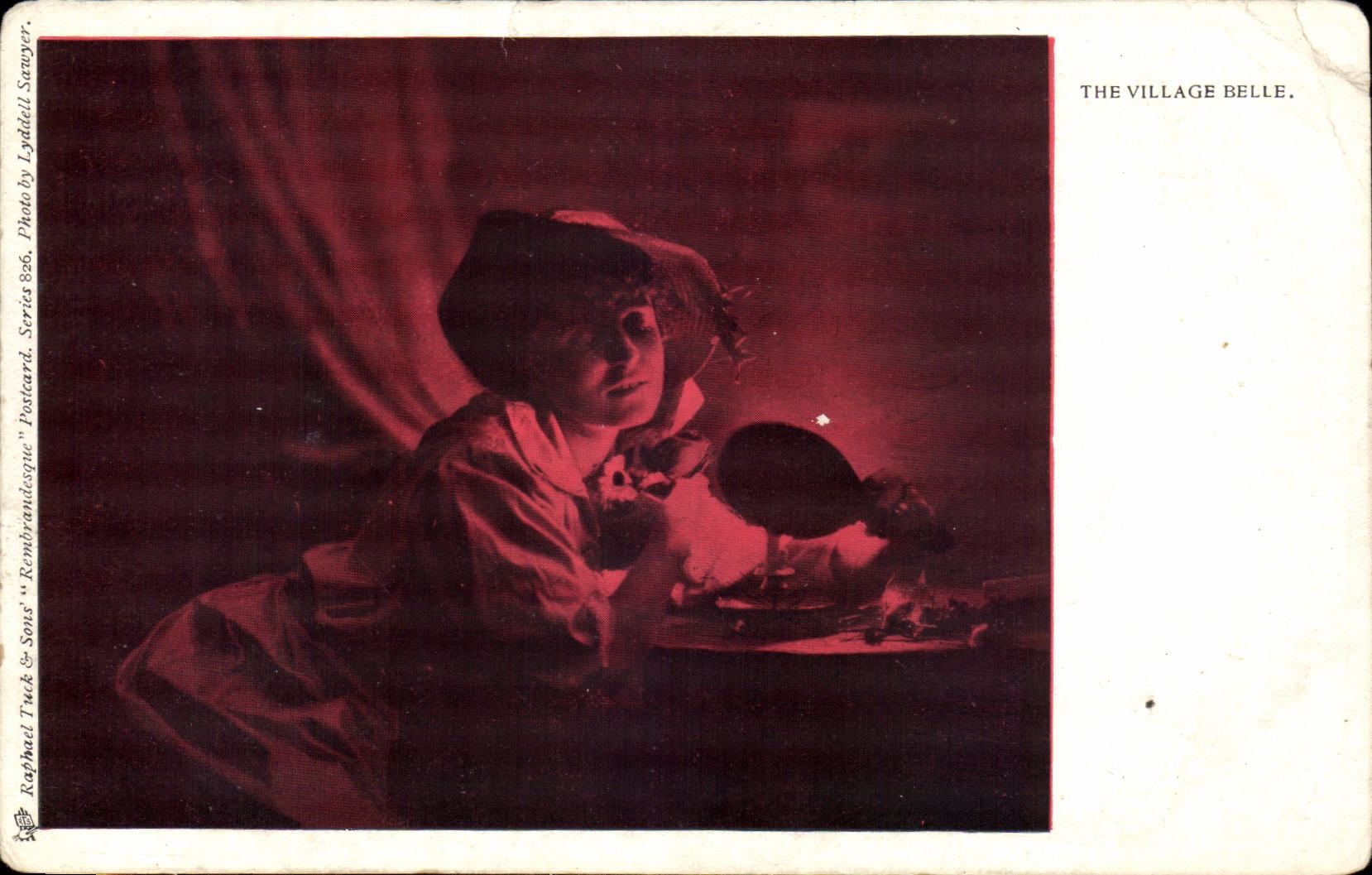 CPA Fantasy The village Beautiful Woman