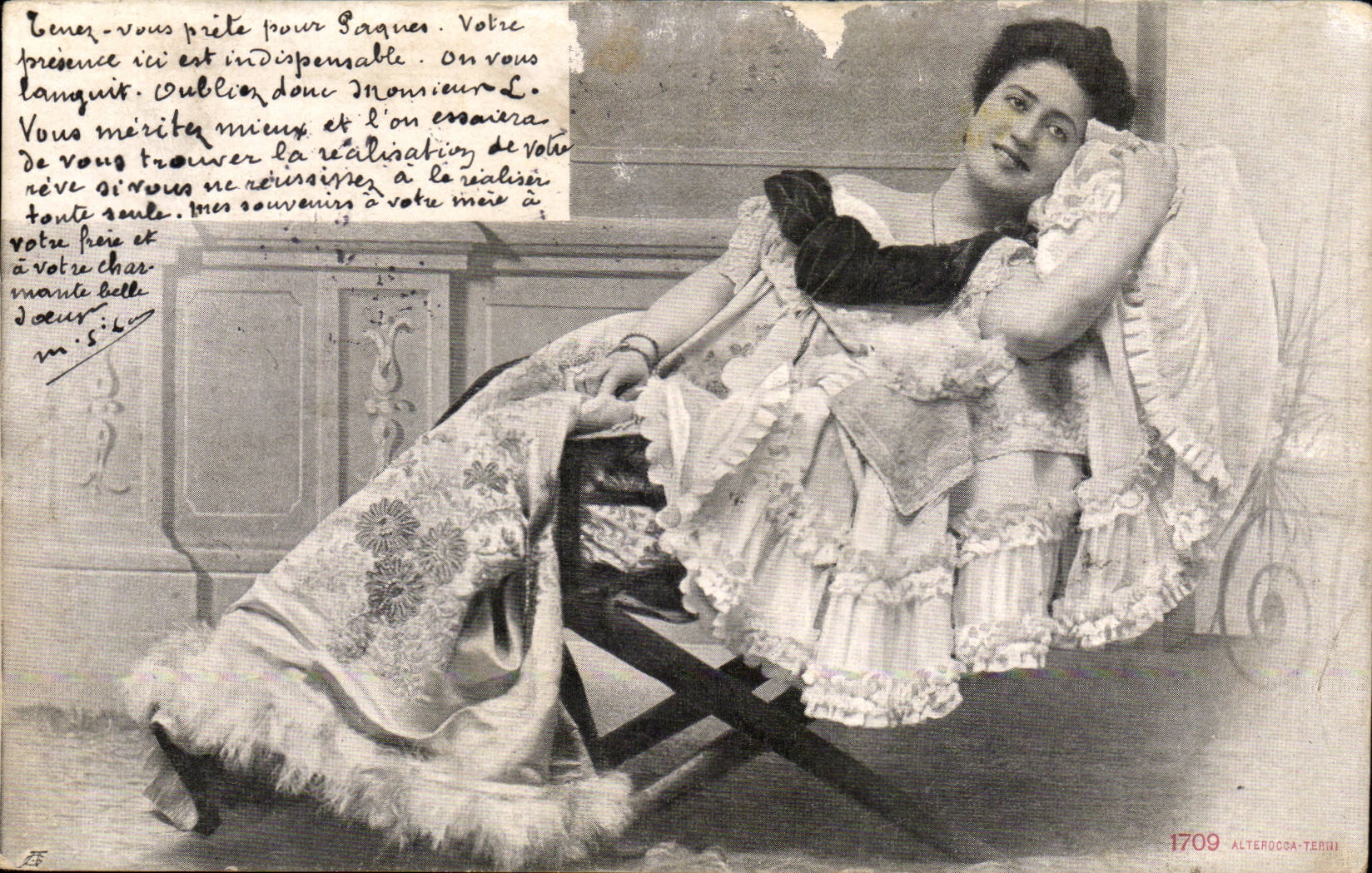 CPA Fantasy Woman lying