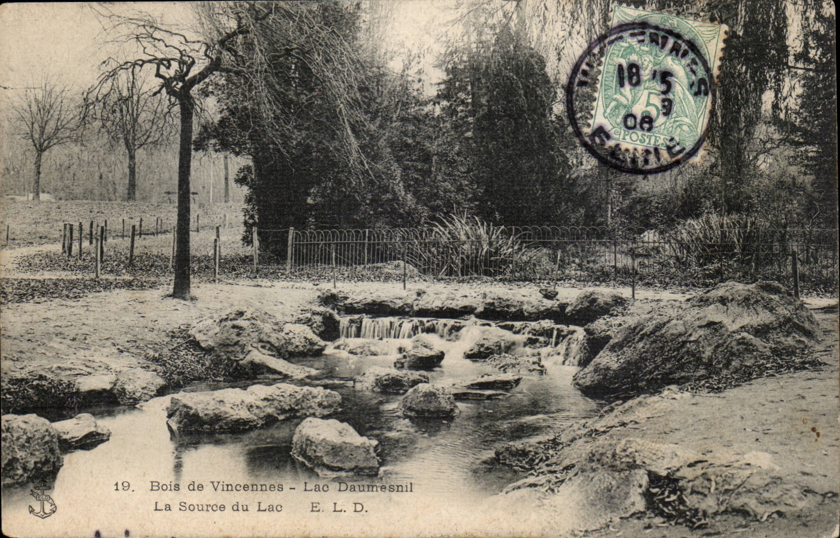 Vincennes CPA Wood the source of the lake