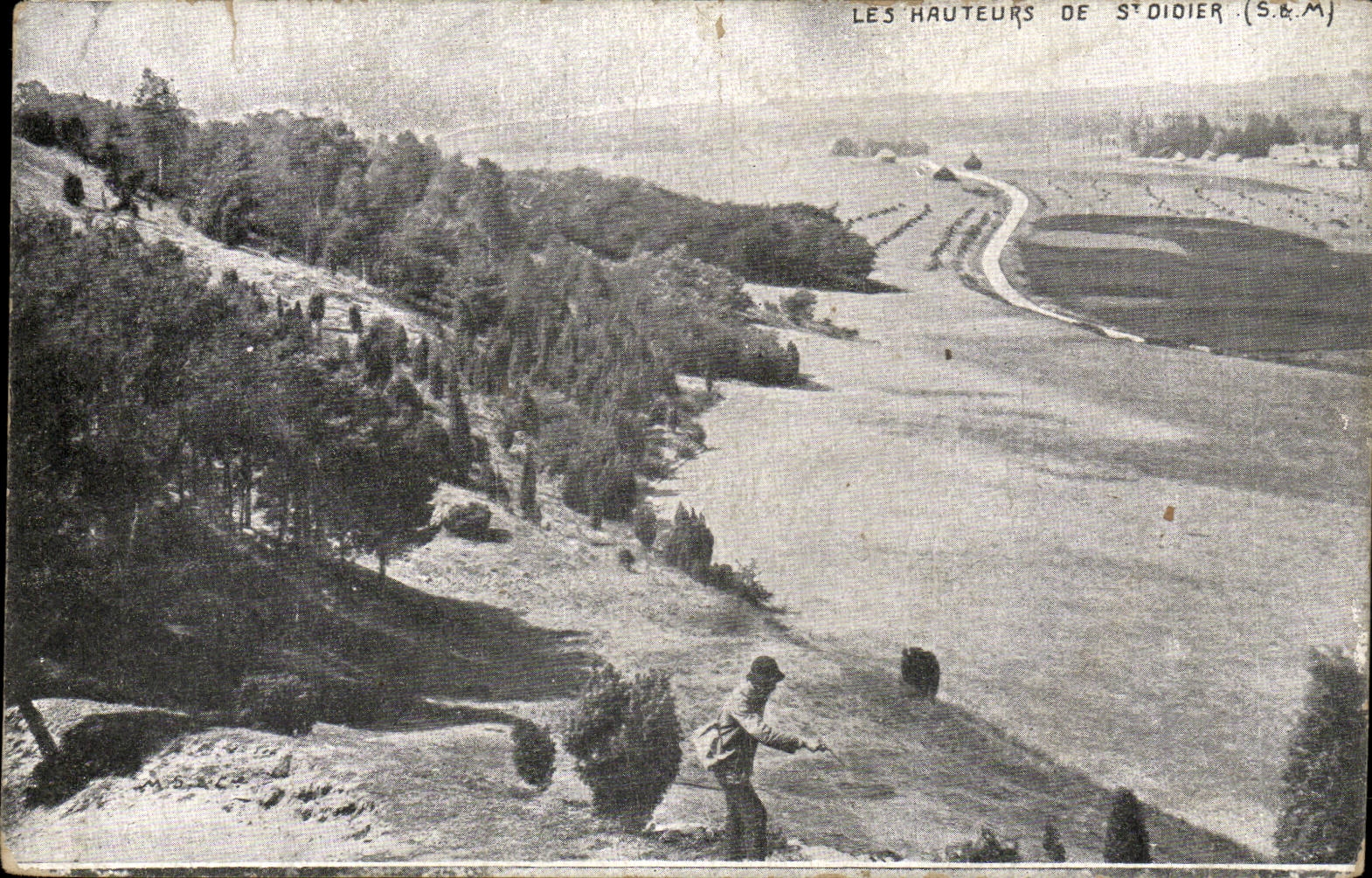 CPA heights of St Didier