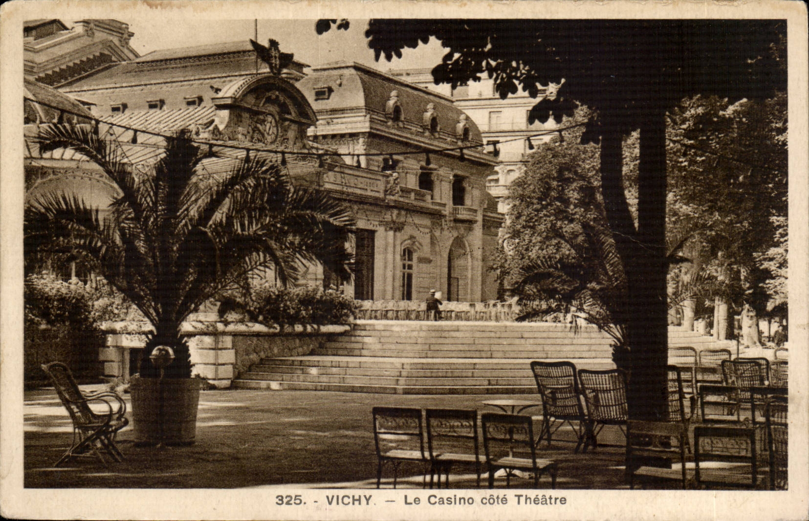 Vichy CPA the casino dimensions Theater