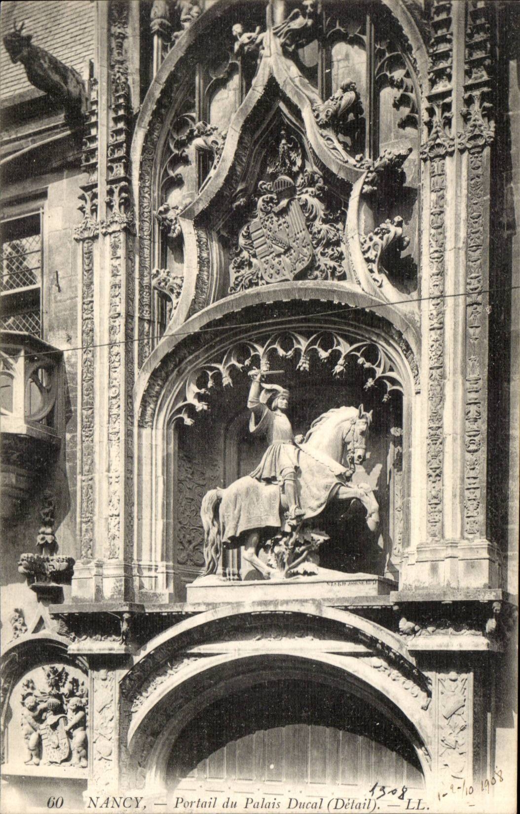 Nancy CPA Portail du palais ducal (detail)