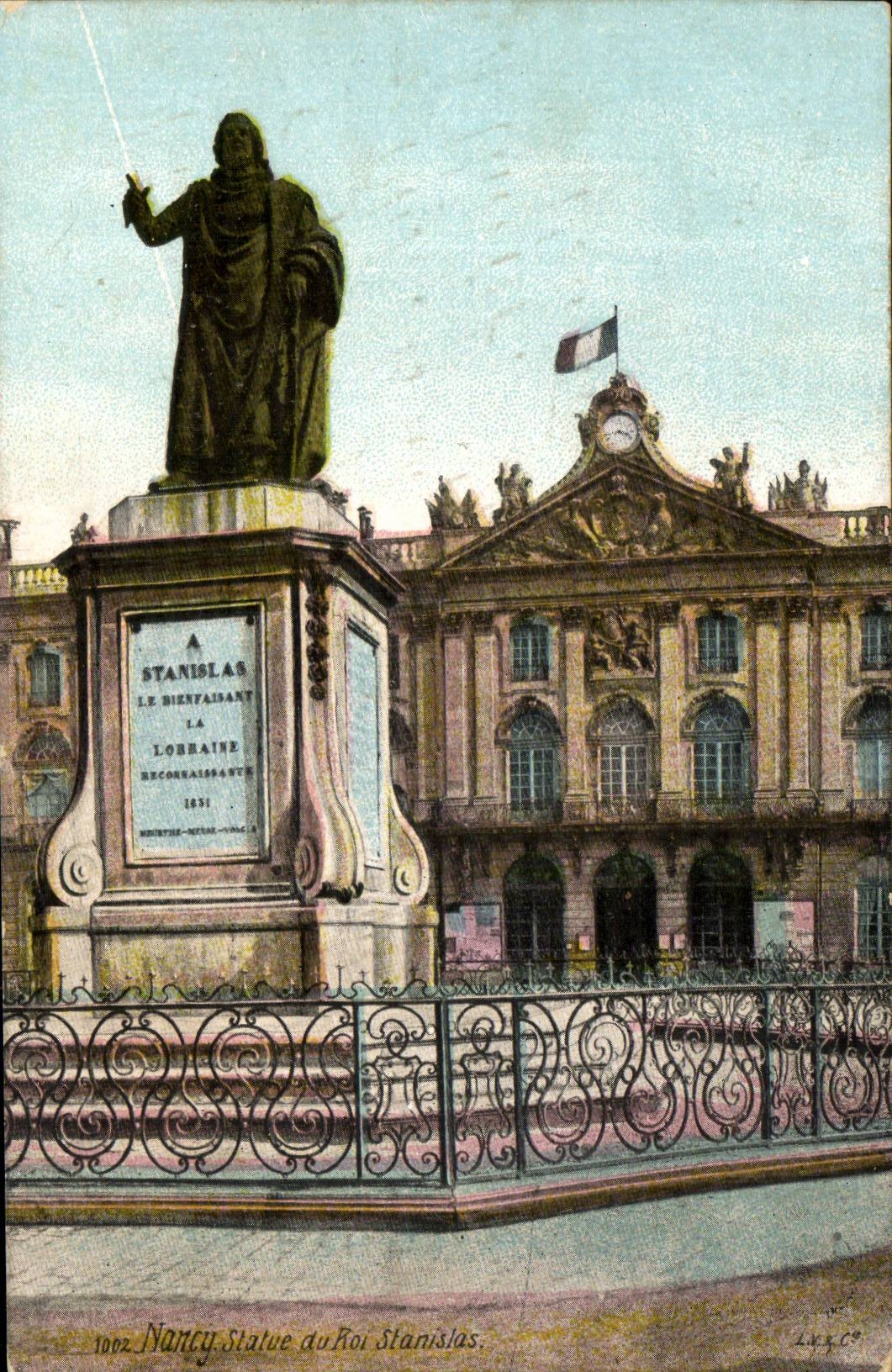 Nancy CPA Statue du roi Stanislas