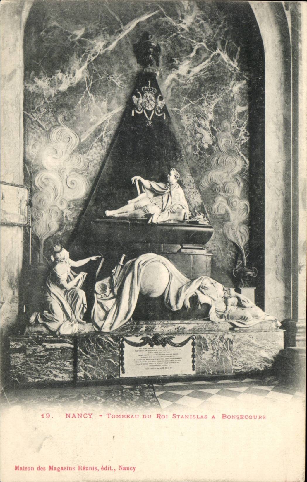 Nancy CPA Tombeau du roi Stanislas a Bonsecours