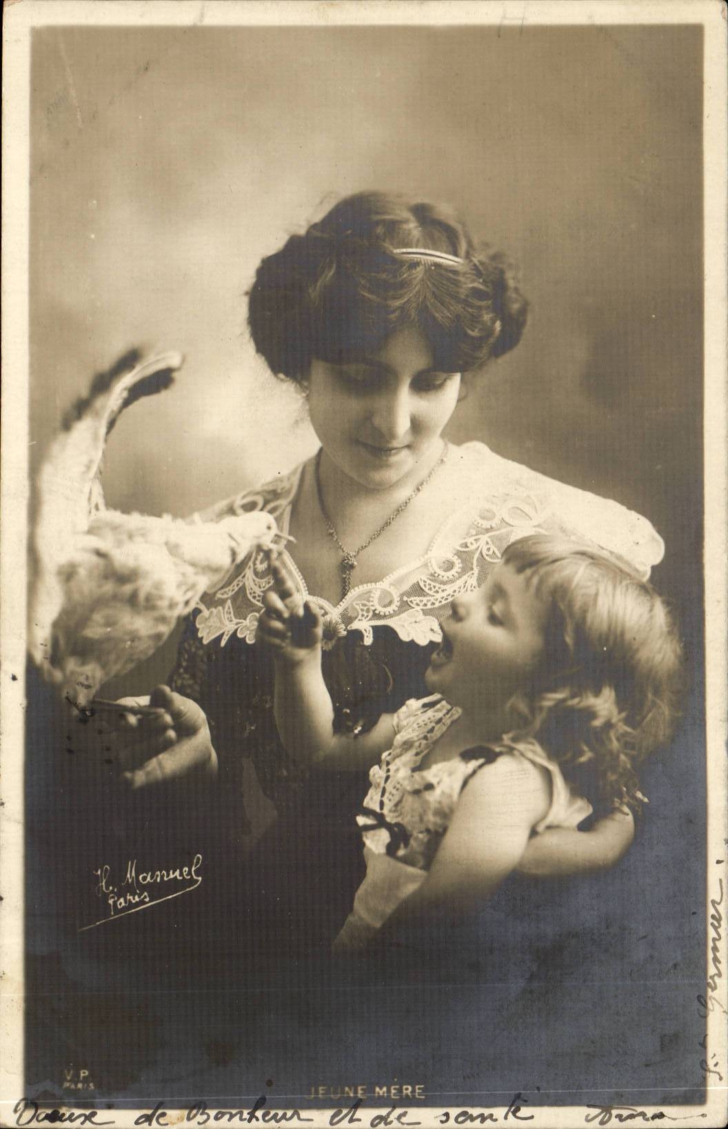 Fantasy - Woman and Child - Young person Mother - - CPA