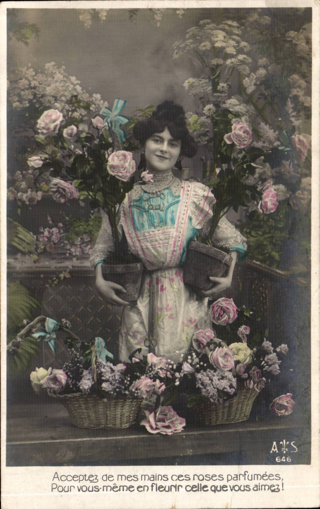 Fantasy - Woman - accept my hands these pinks parfumees - CPA