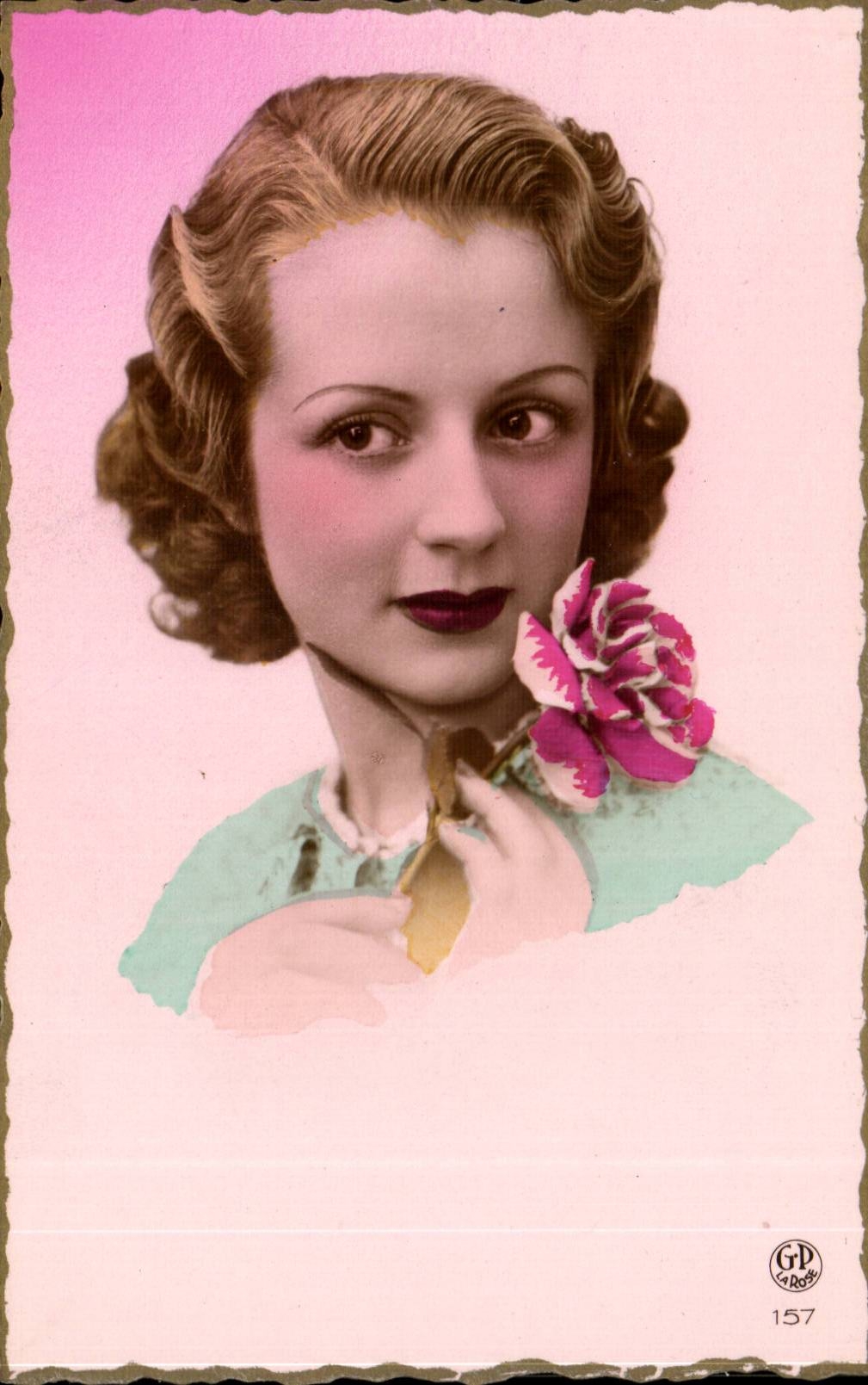 Fantasy - Woman - Rose - CPA