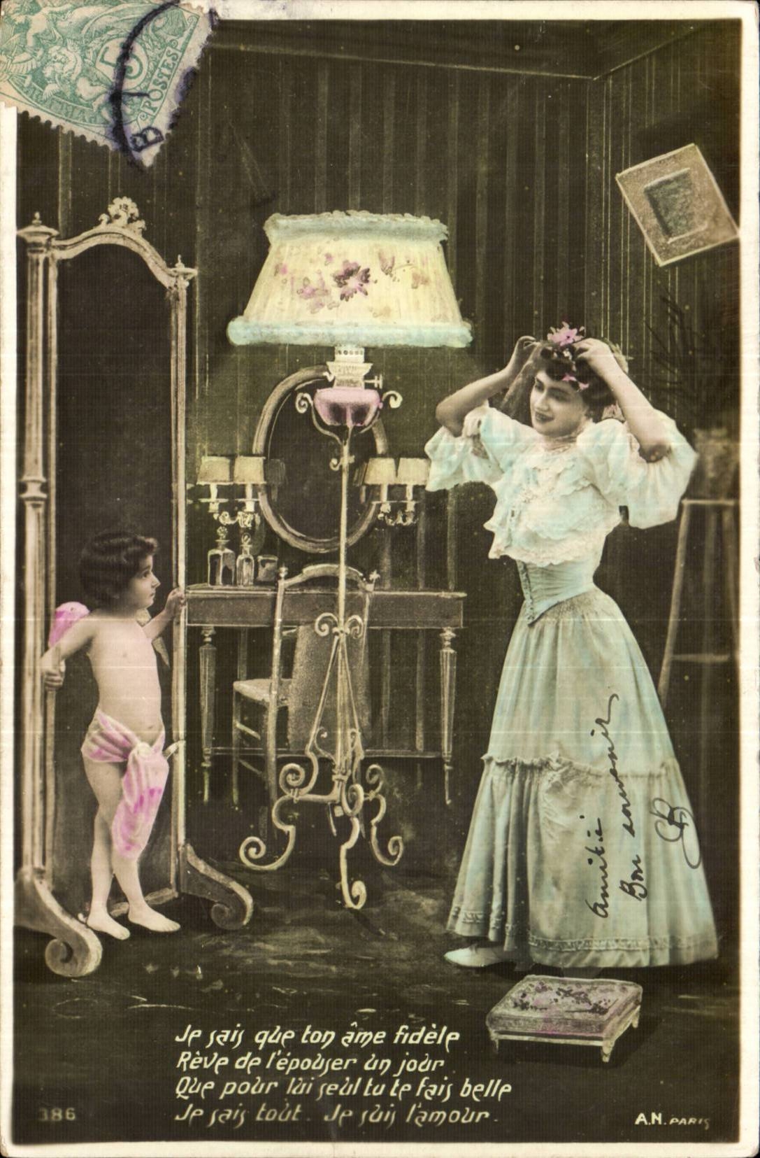 Fantasy - Woman - I am your faithful heart - love - cupid - CPA