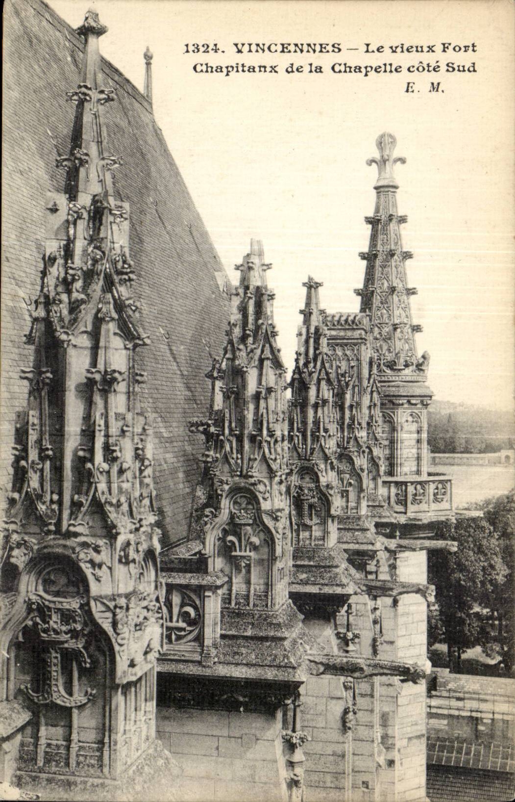 Vincennes - the old man strong Chapitaux of the Vault dimensions southern CPA