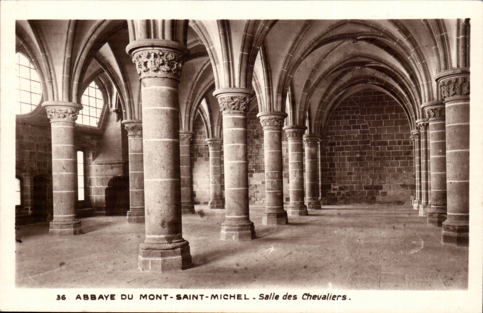 Mont Saint Michel CPA Room of the knights