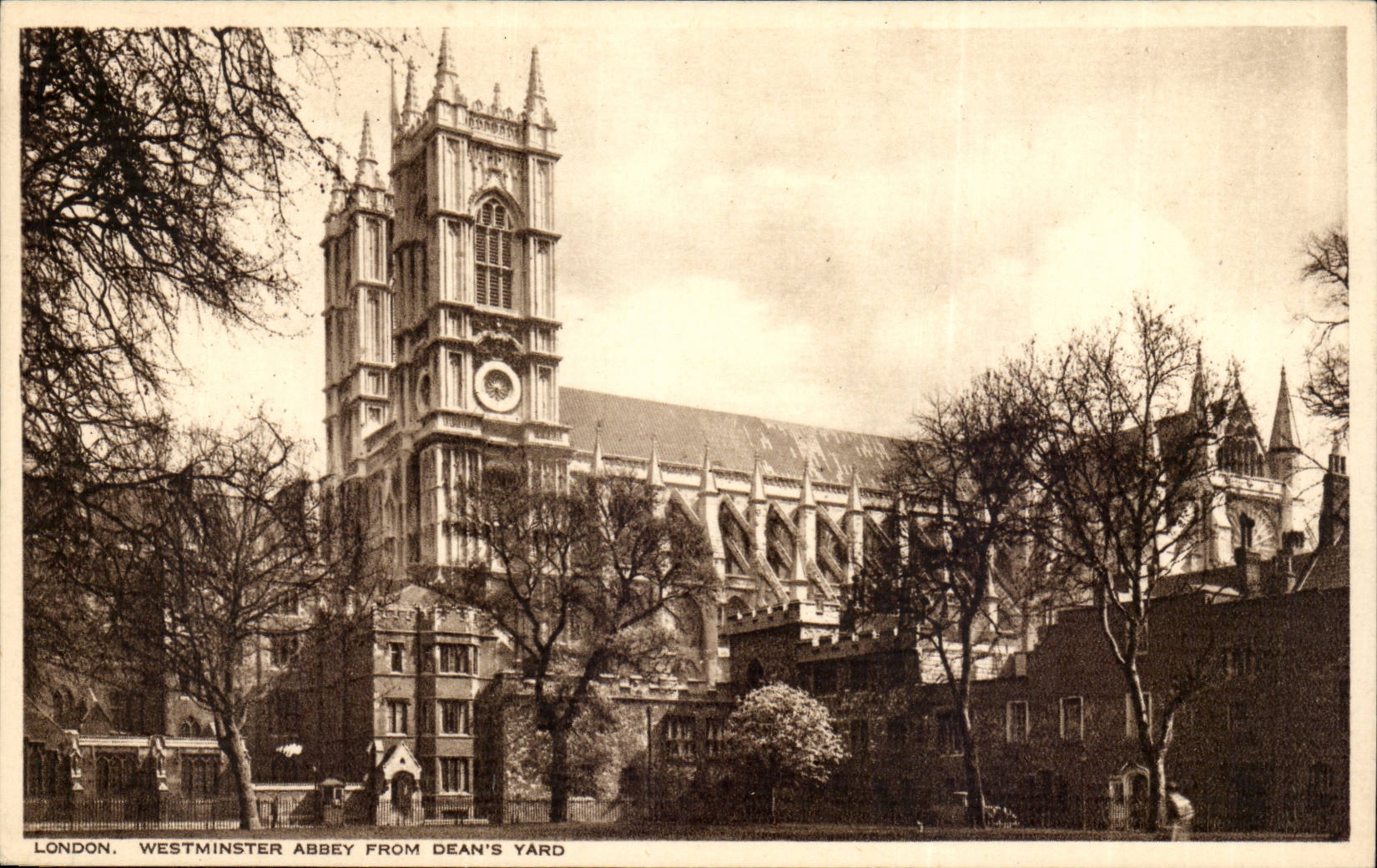 The United Kingdom London London CPA Westminster abbey from Dean' S yard