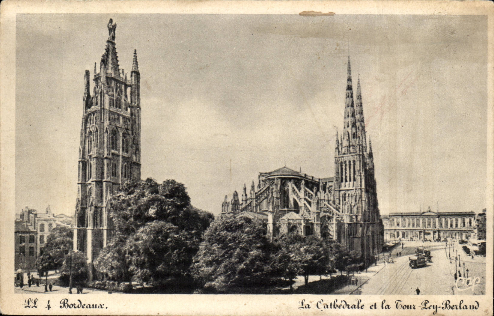 Bordeaux CPA the cathedral and the Tower Ley Berland