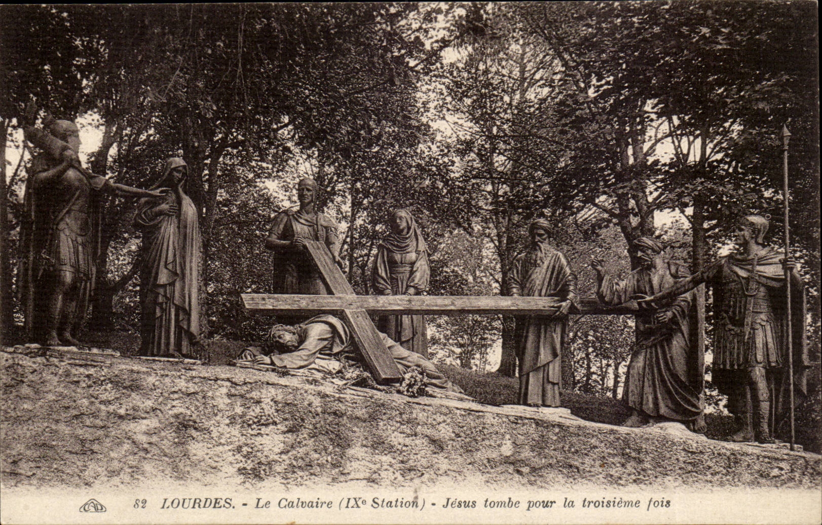 Lourdes CPA the Jesus martyrdom fall for the third time