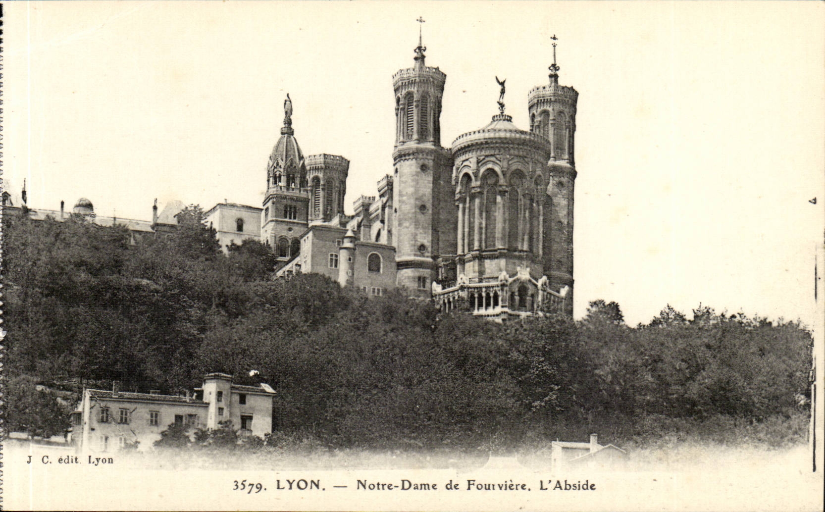 Lyon CPA Notre Dame de Fourviere the apse