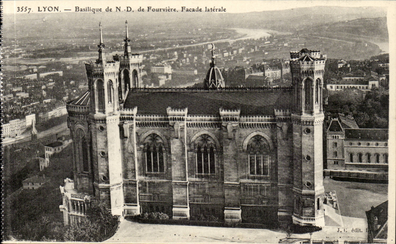 Lyon CPA Basilica of Notre Dame de Fourviere Side wall