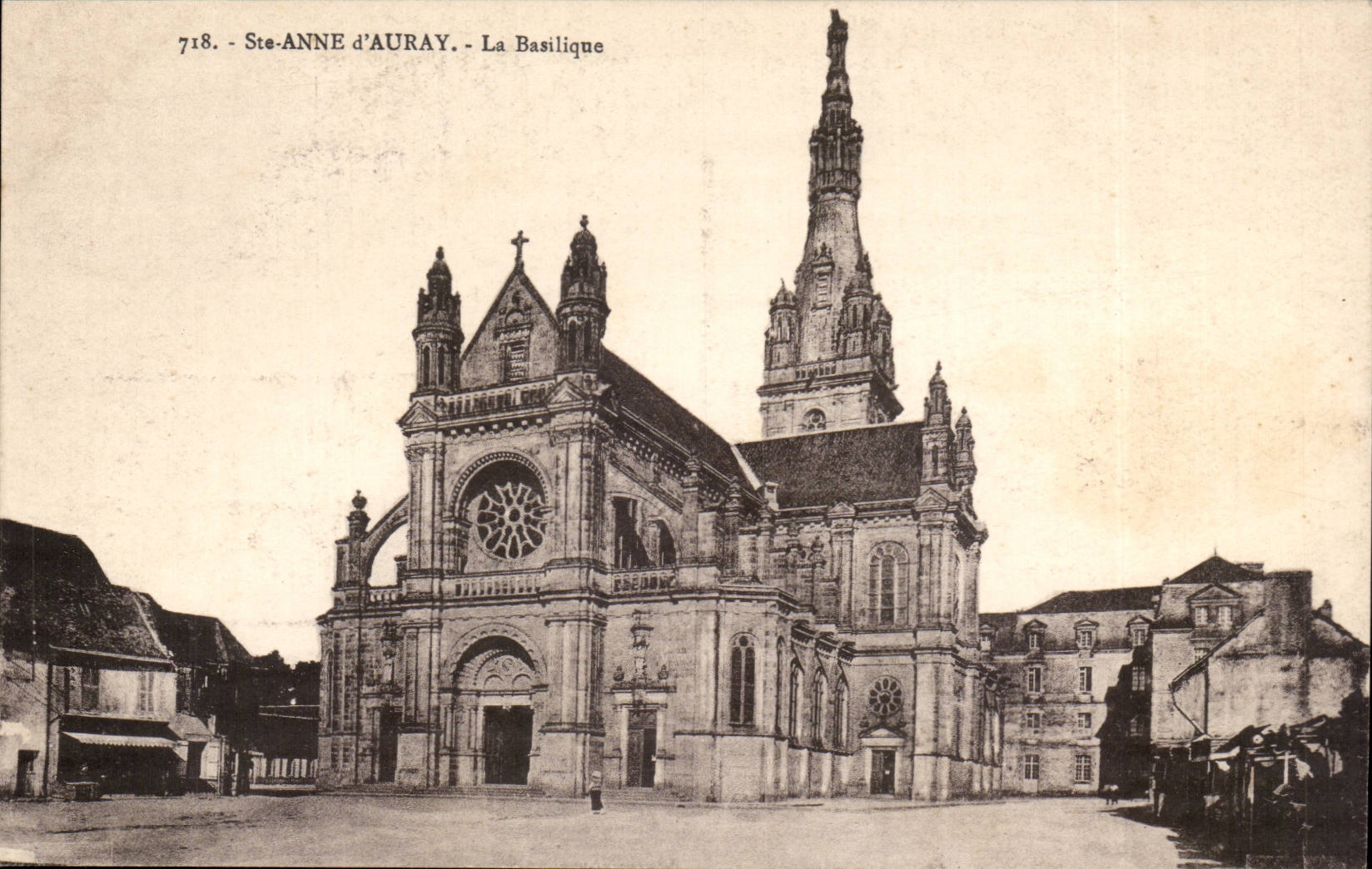 Sainte Anne of auray CPA the basilica