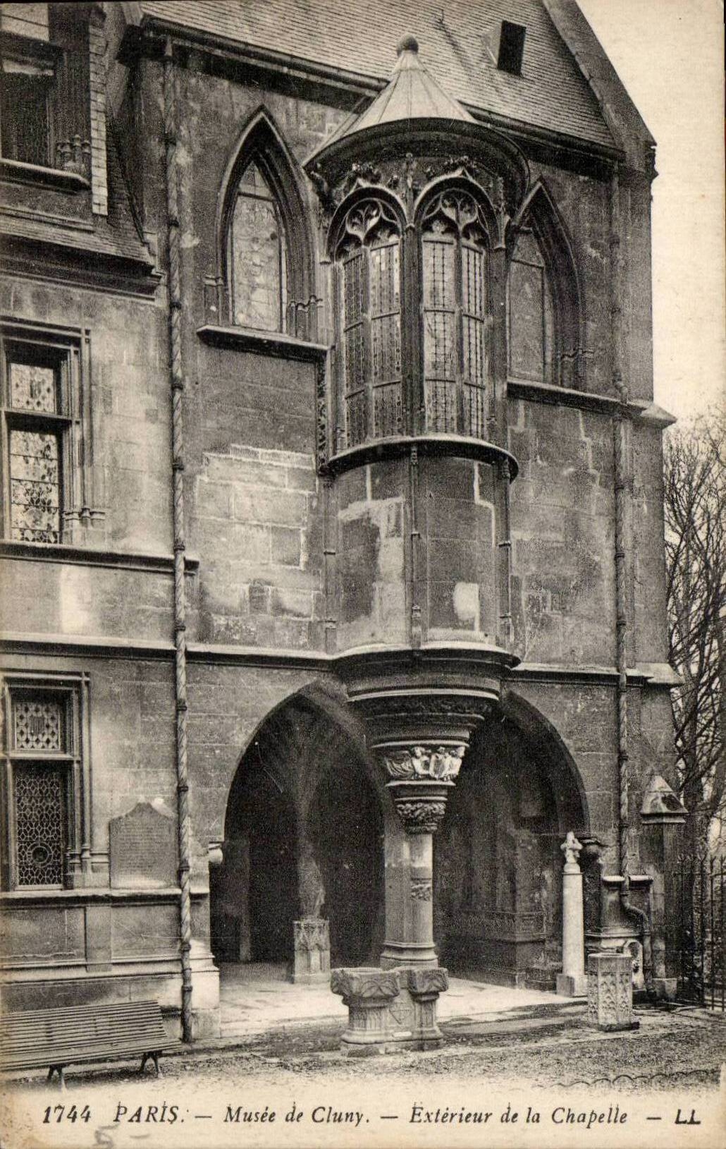 Paris CPA Musee de Cluny Exterieur de la chapelle