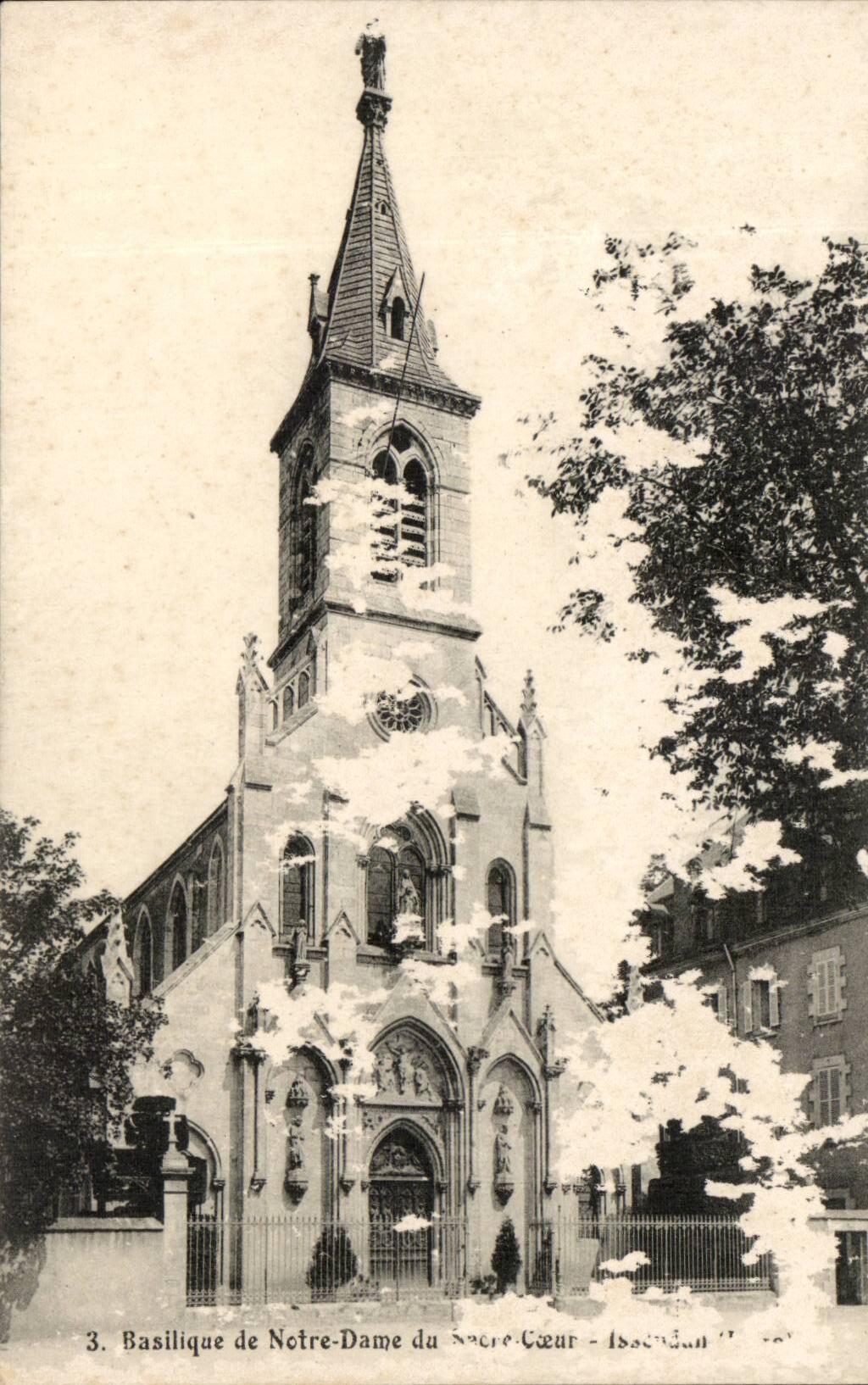 issoudun CPA Basilique de Notre DAme du Sacre Coeur