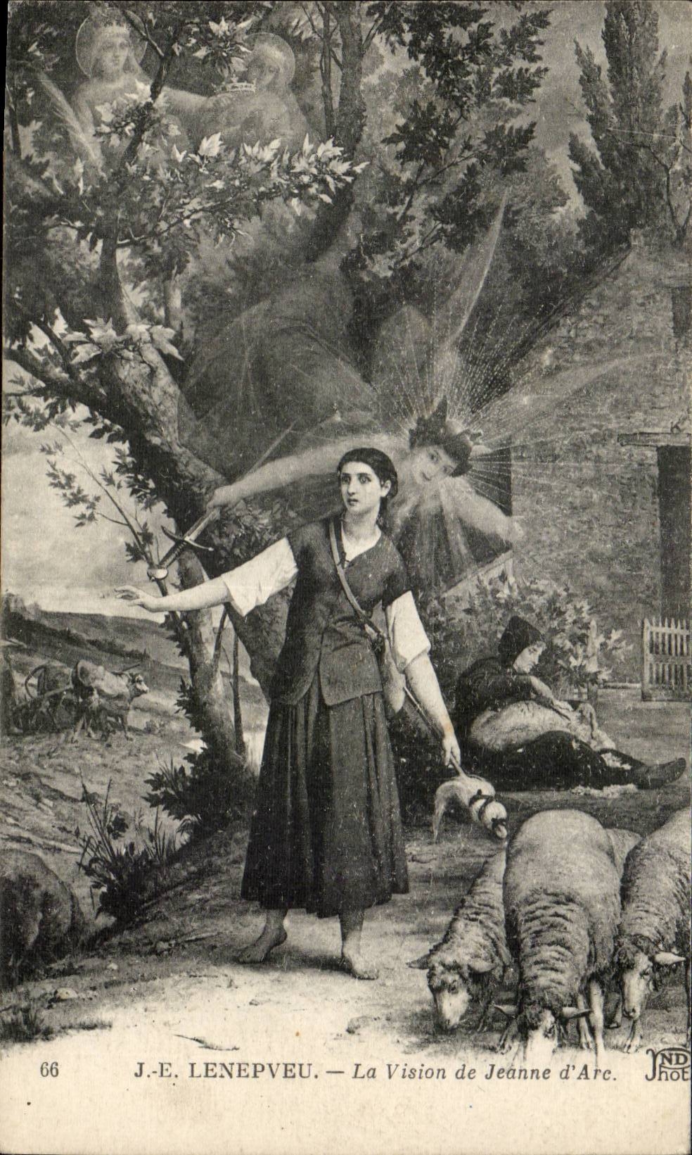 J EE Lenepveu CPA vision of Jeanne of arc