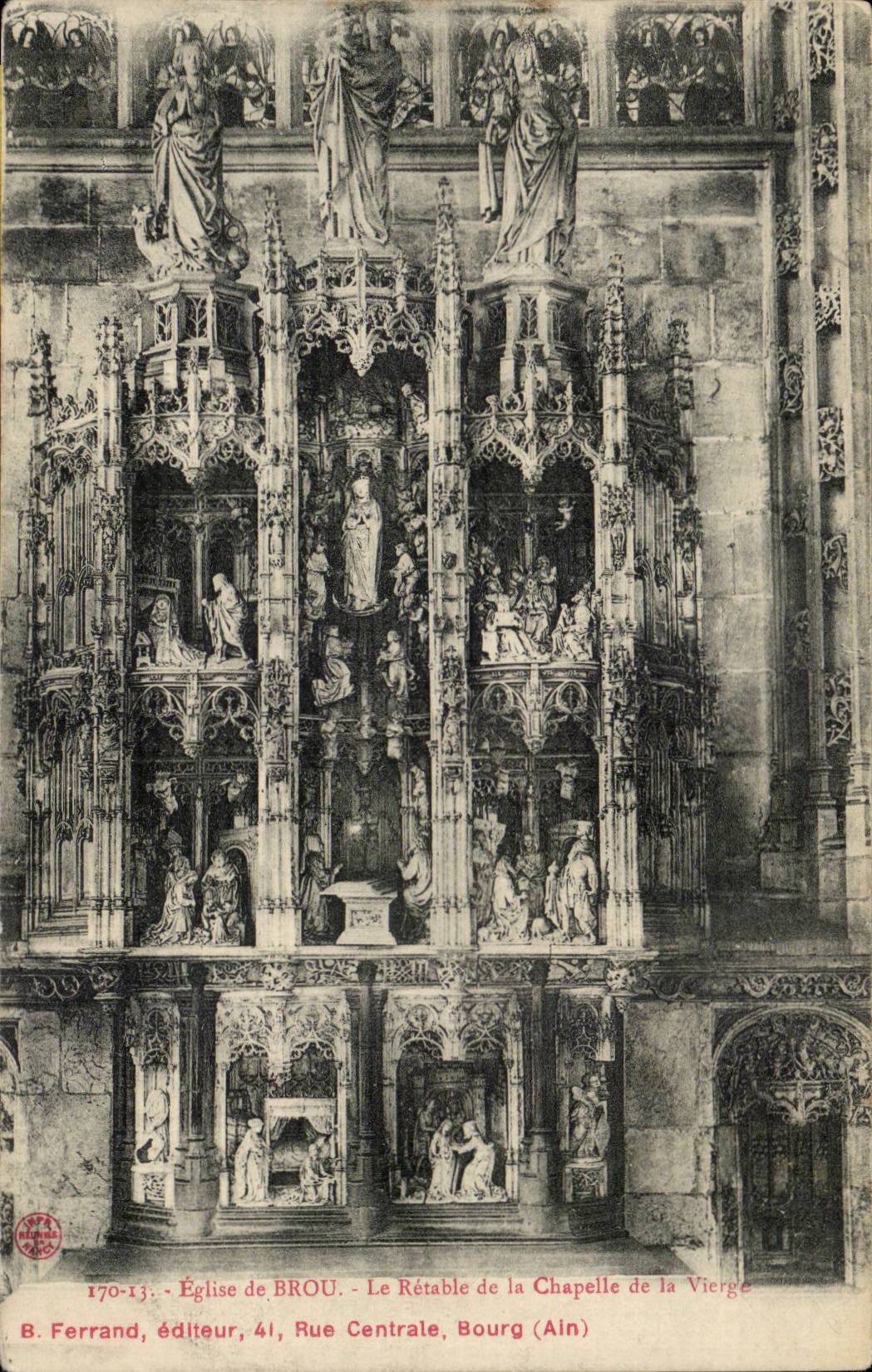 CPA Kirche der Hulsen neu verteilen der Wolbung der Jungfrau