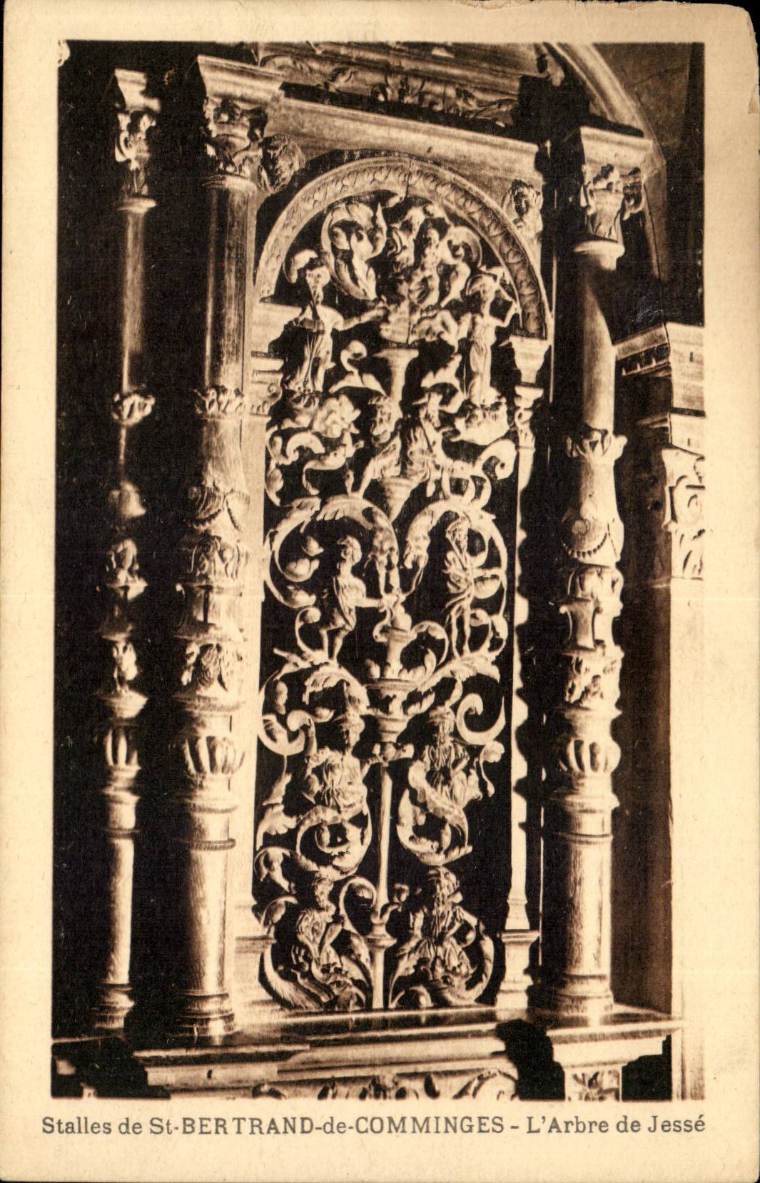 Saint Bertrand de Comminges CPA the tree of Jesse