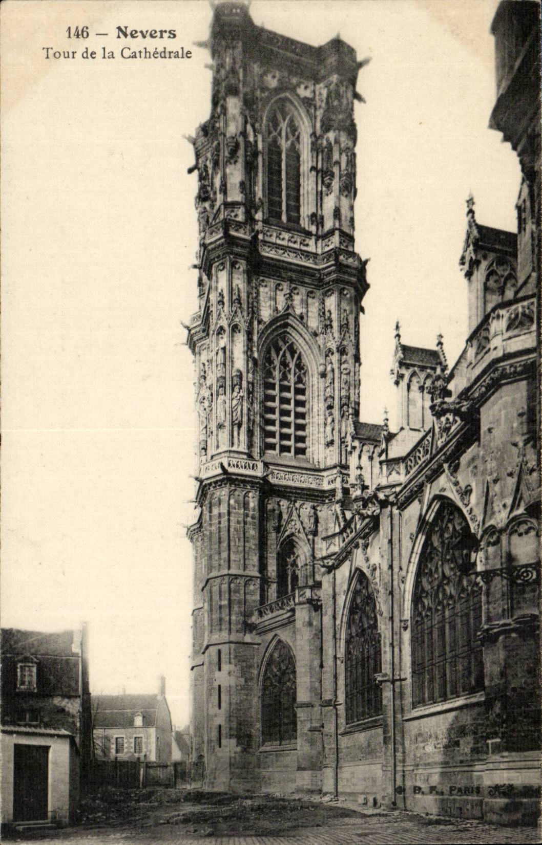 Nevers CPA Tower of the cathedral