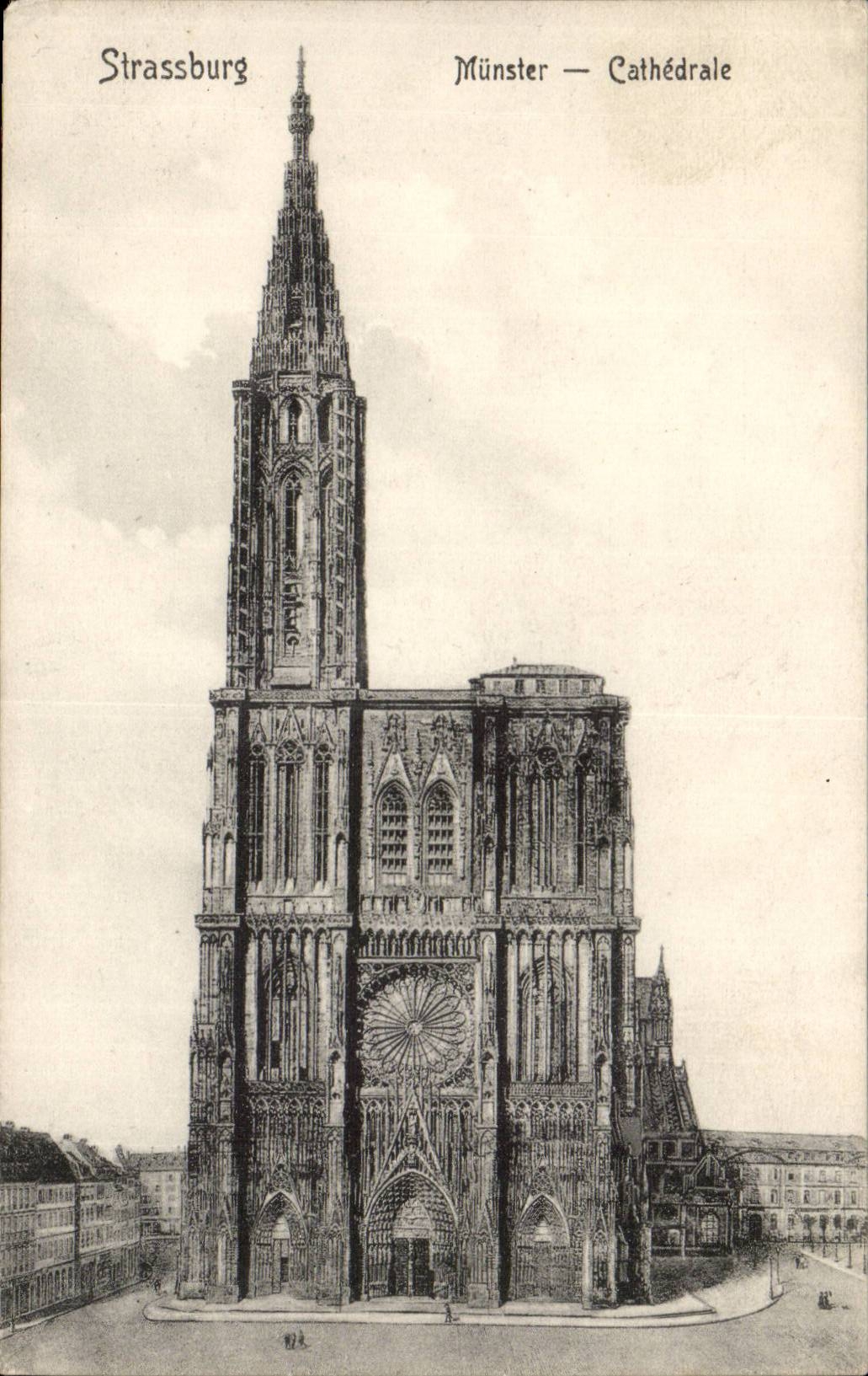 Strasbourg CPA Munster Strassburg Cathedral