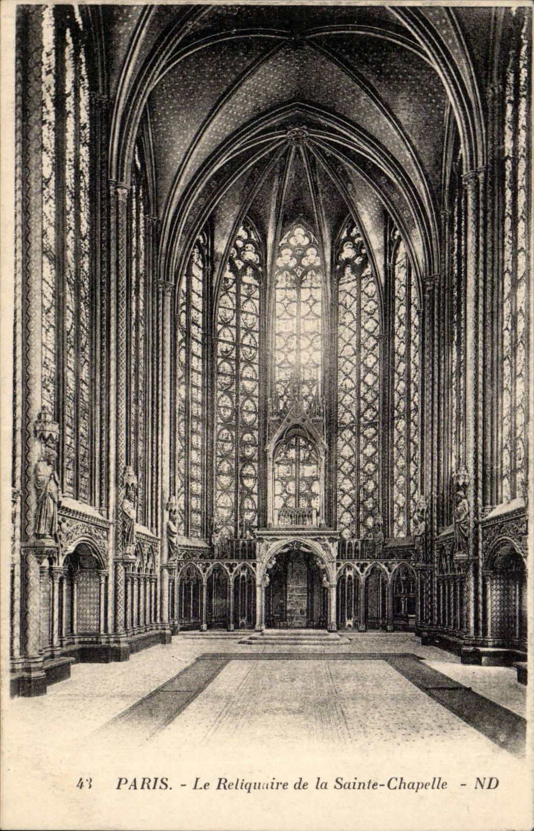 Paris CPA Le reliquaire de la Sainte Chapelle